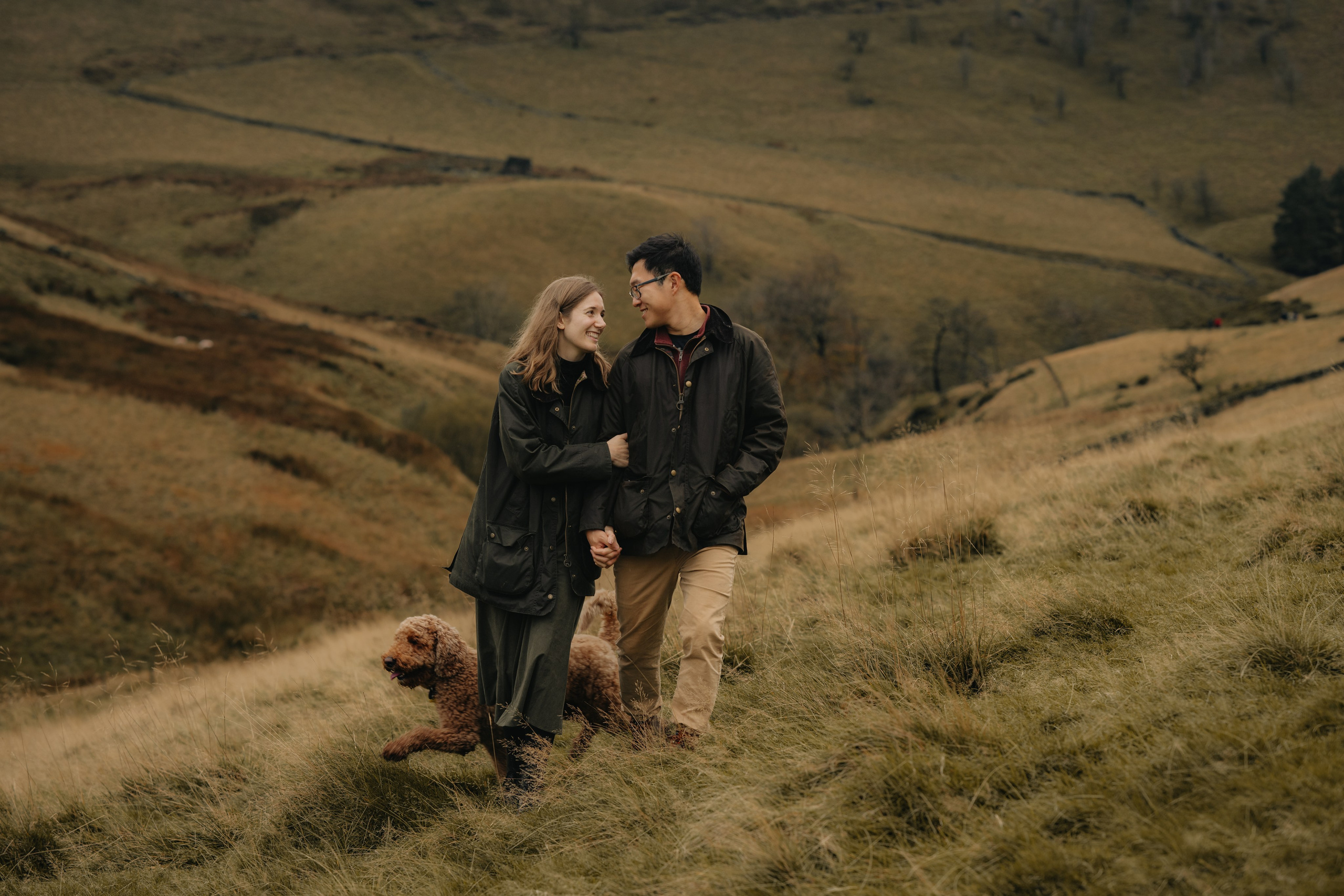 L & C in Peak District. Tania Gandrabur, photographer in West Midlands, England
