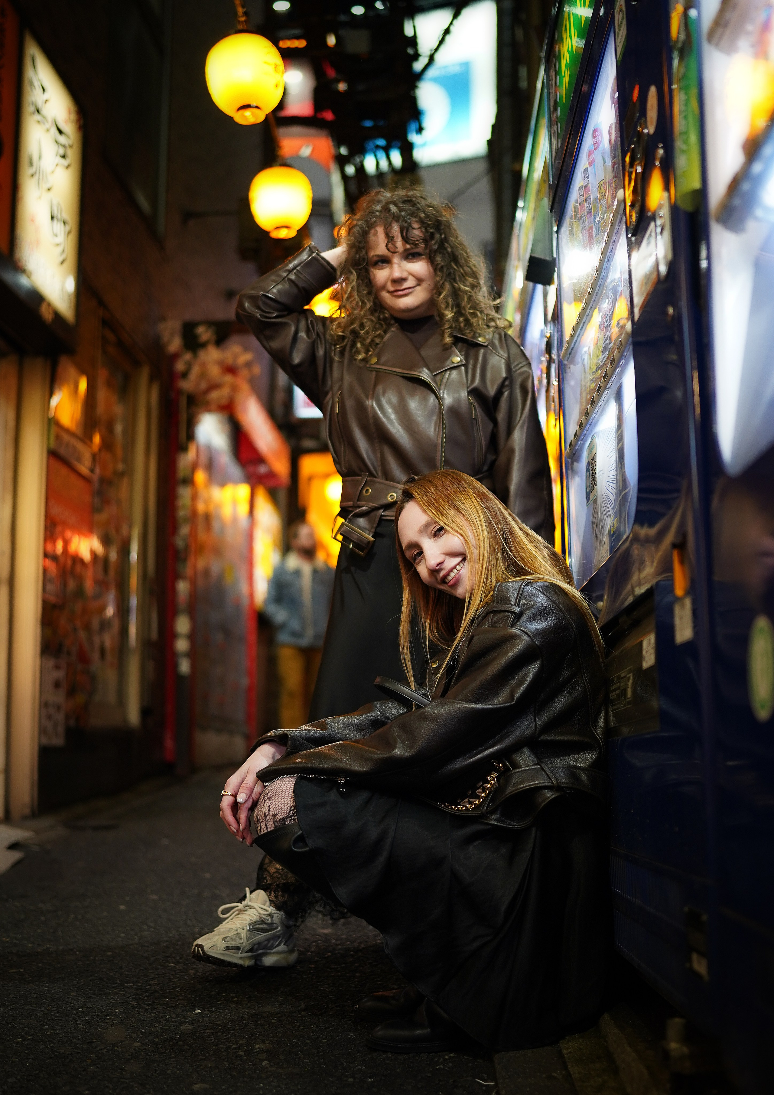 Вечерняя съёмка в Шинжуку. Фотограф в Токио Япония