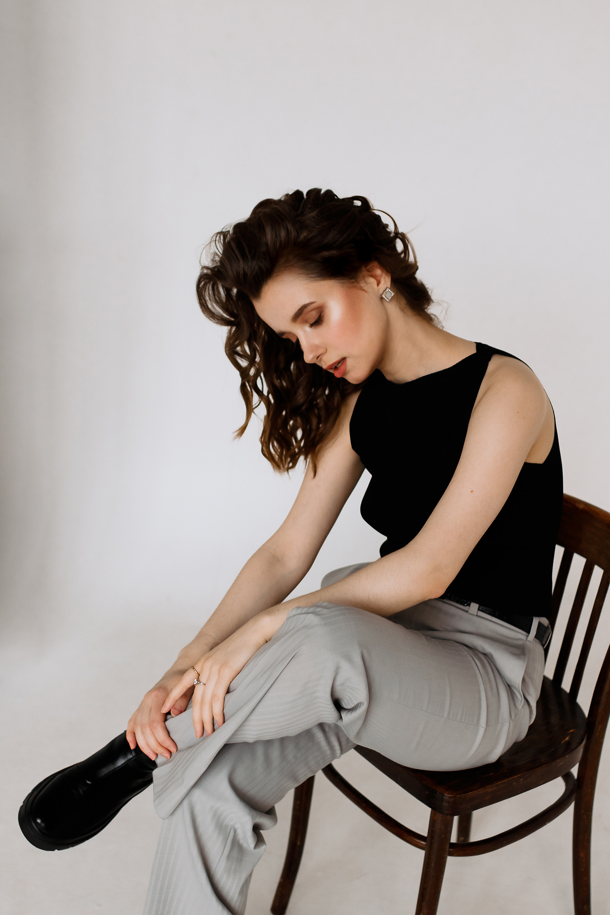 Студийная фотосессия. Elena Gorobets. Photographer in Zagreb