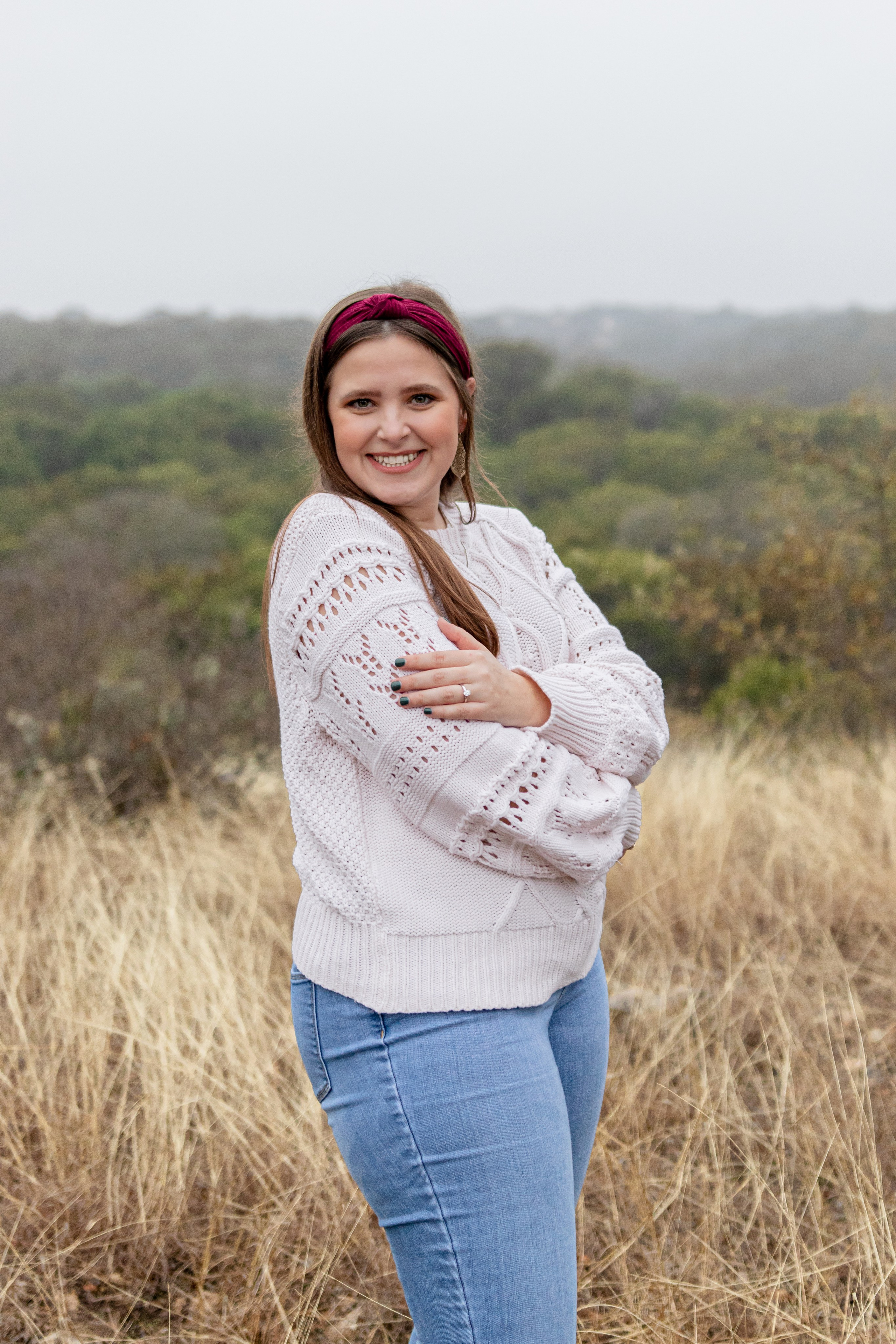 Haley and Aaron’s engagement photoshoot at Garey Park in Austin