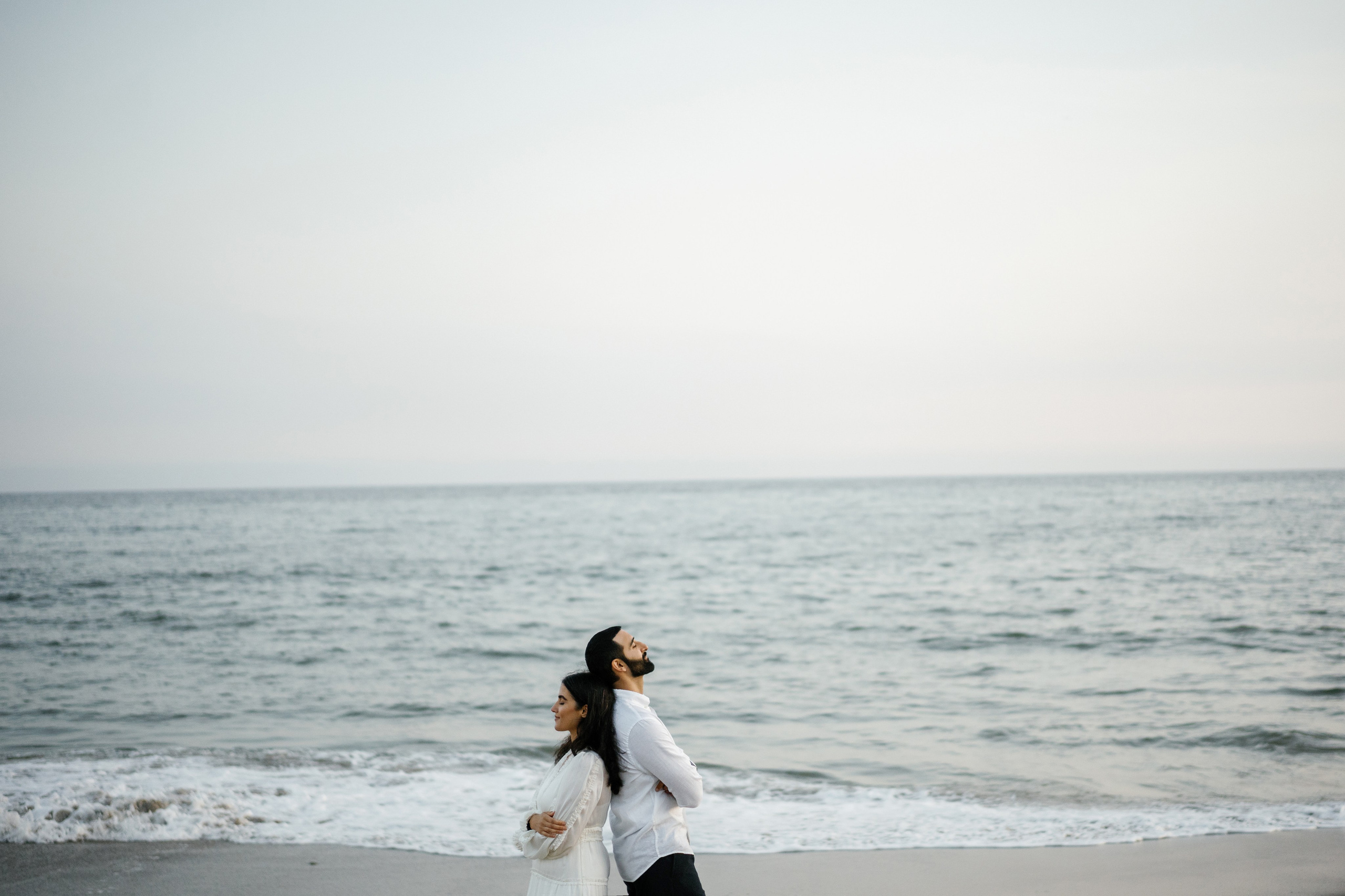 Santa Monica Sunset Engagement Photoshoot. Wedding Photography & Videography Team in California, Los Angeles, San Francisco, San Diego and Travel