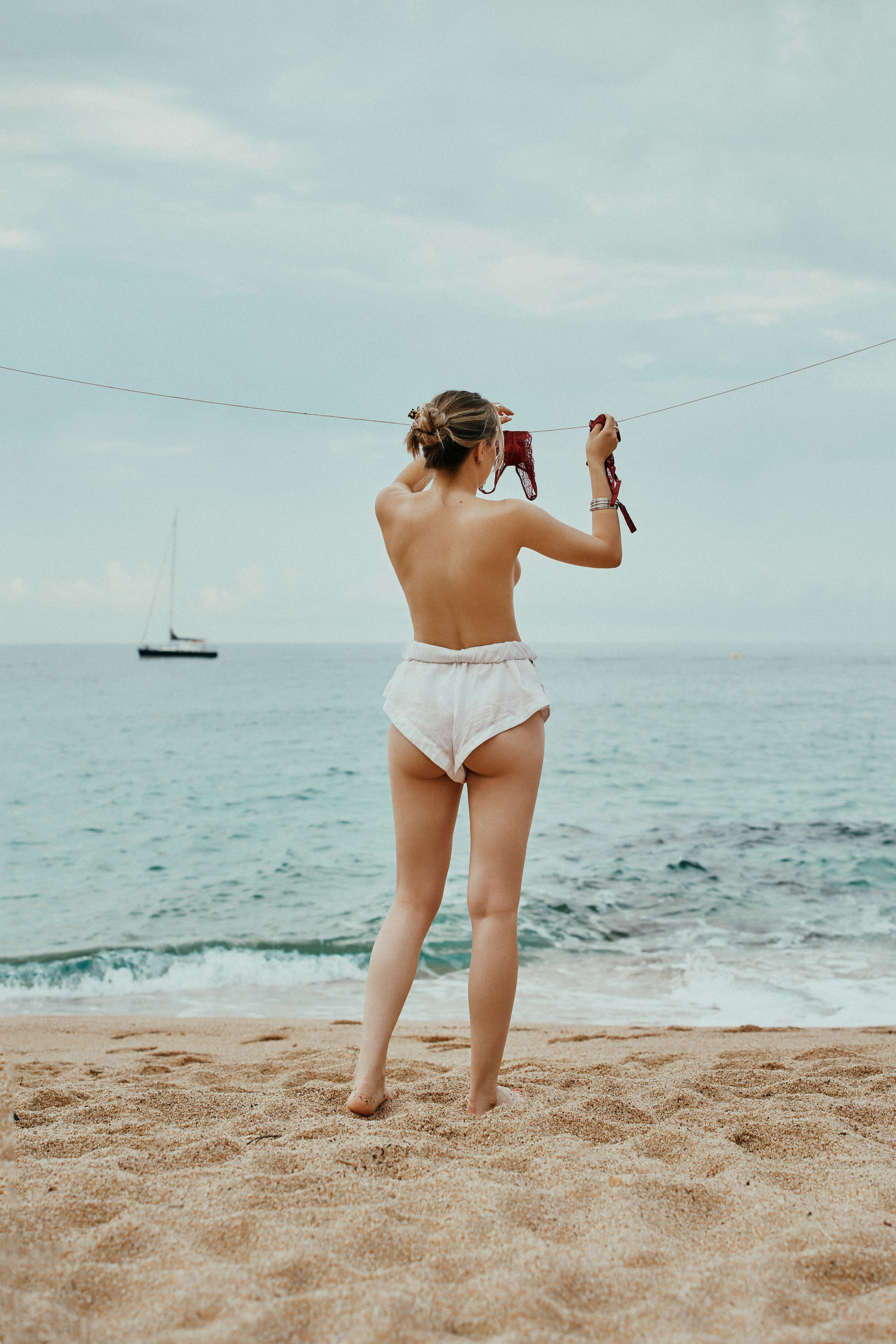 Пляж. Кристина. Фотограф в Барселоне Жанна Захарченко