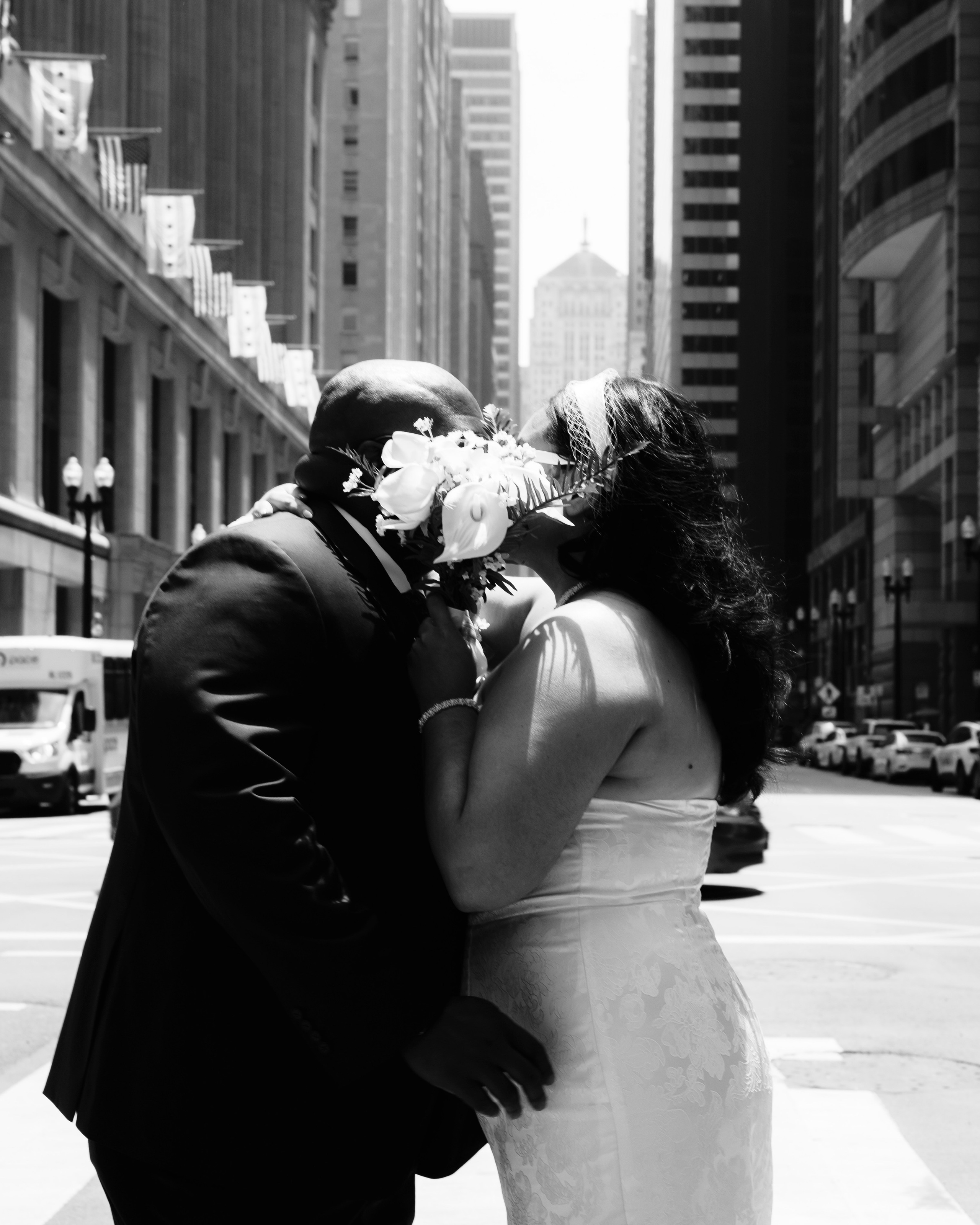 Intimate City Elopement in Downtown Chicago