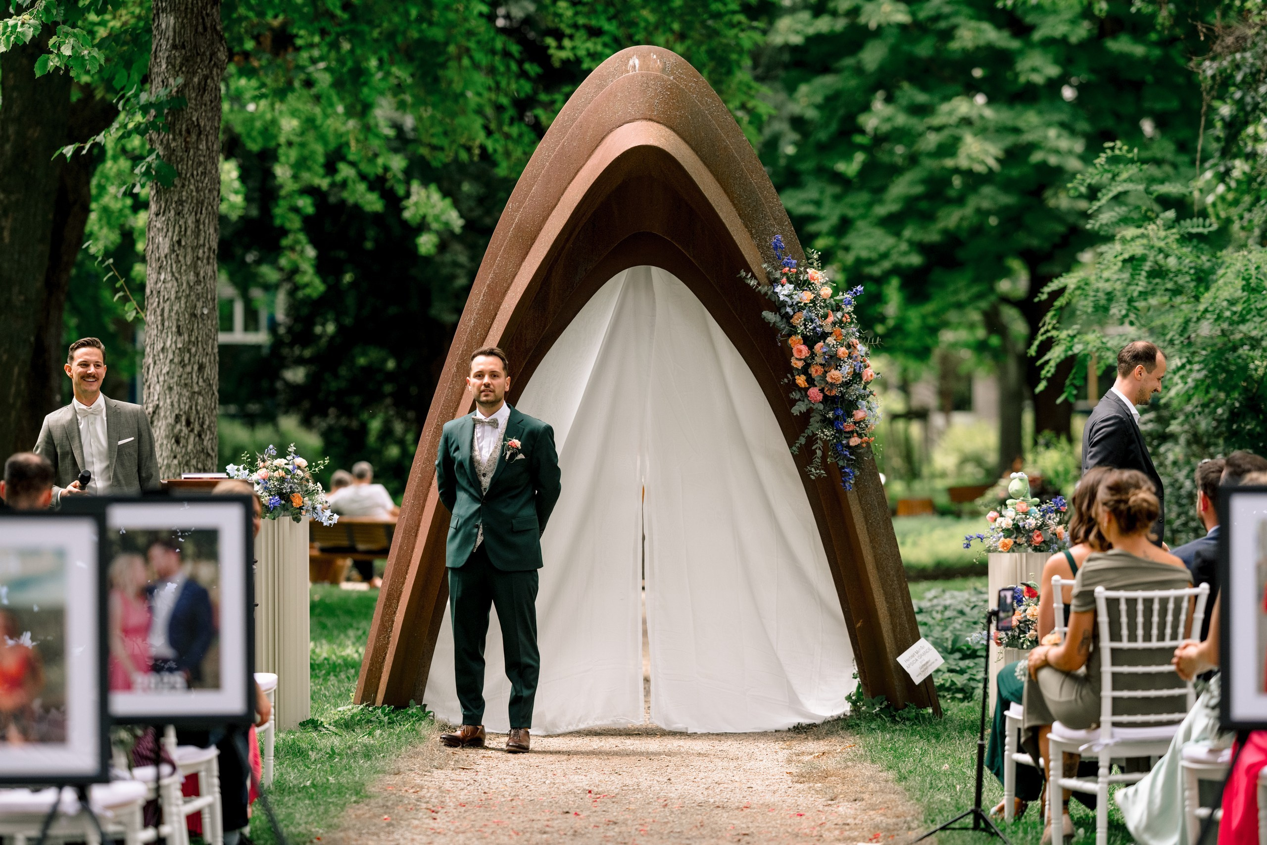Hochzeitsreportage Gartenpavillon Juliusspital Würzburg | Hochzeitsfotografin