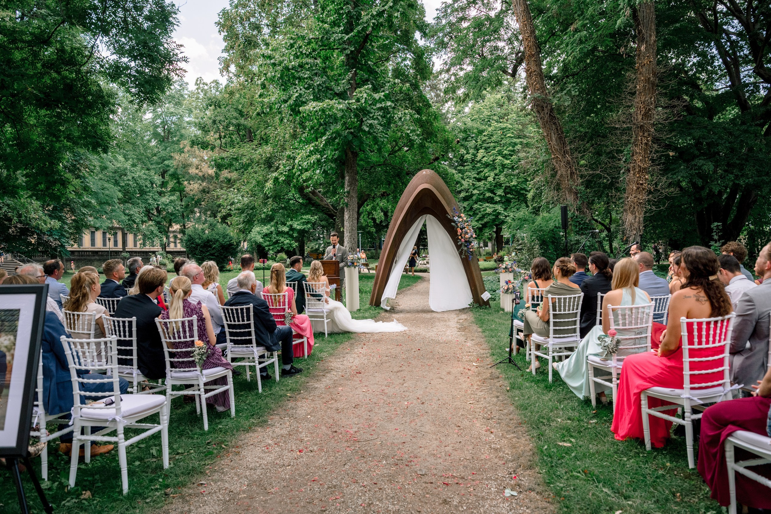 Hochzeitsreportage Gartenpavillon Juliusspital Würzburg | Hochzeitsfotografin