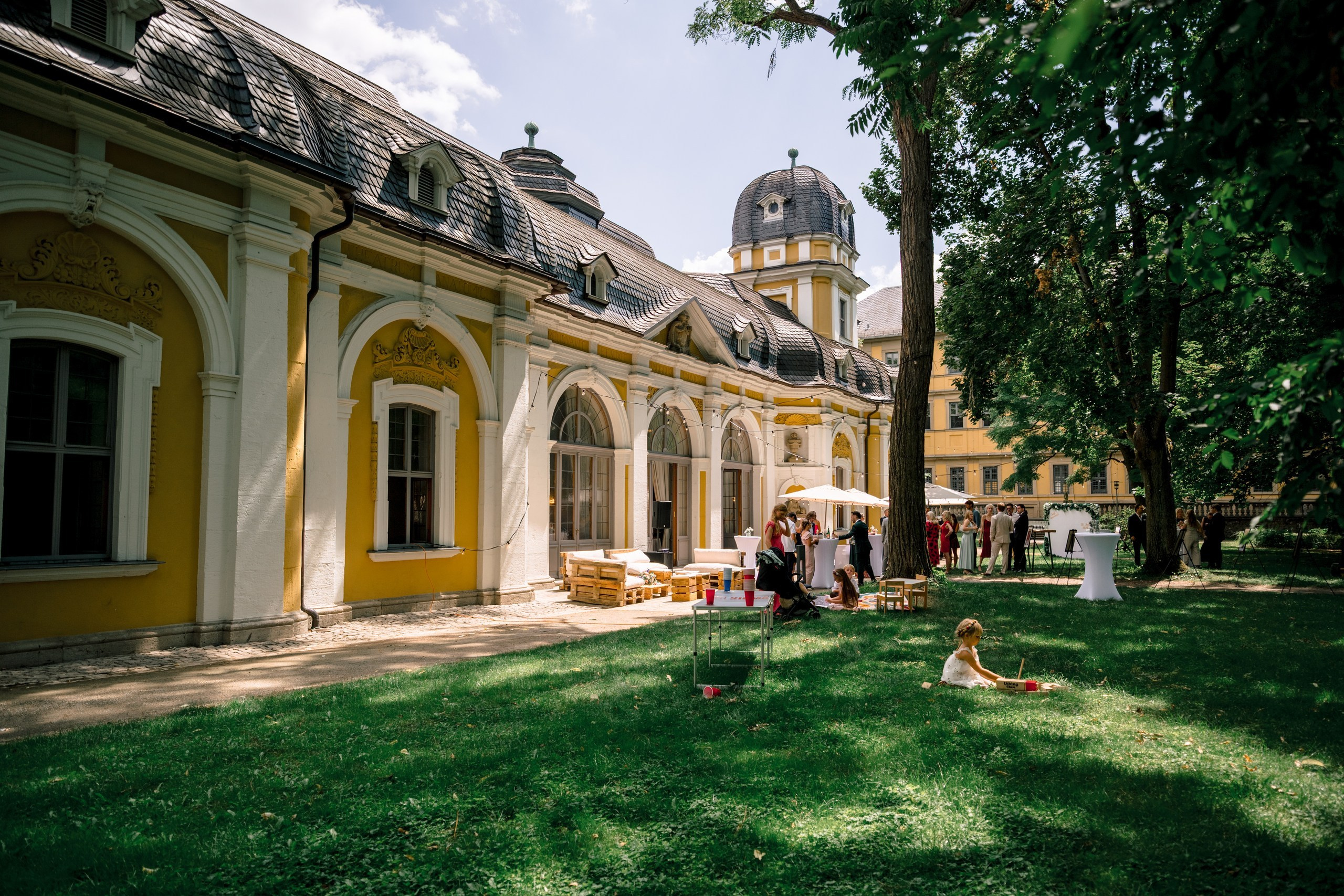 Hochzeitsreportage Gartenpavillon Juliusspital Würzburg | Hochzeitsfotografin