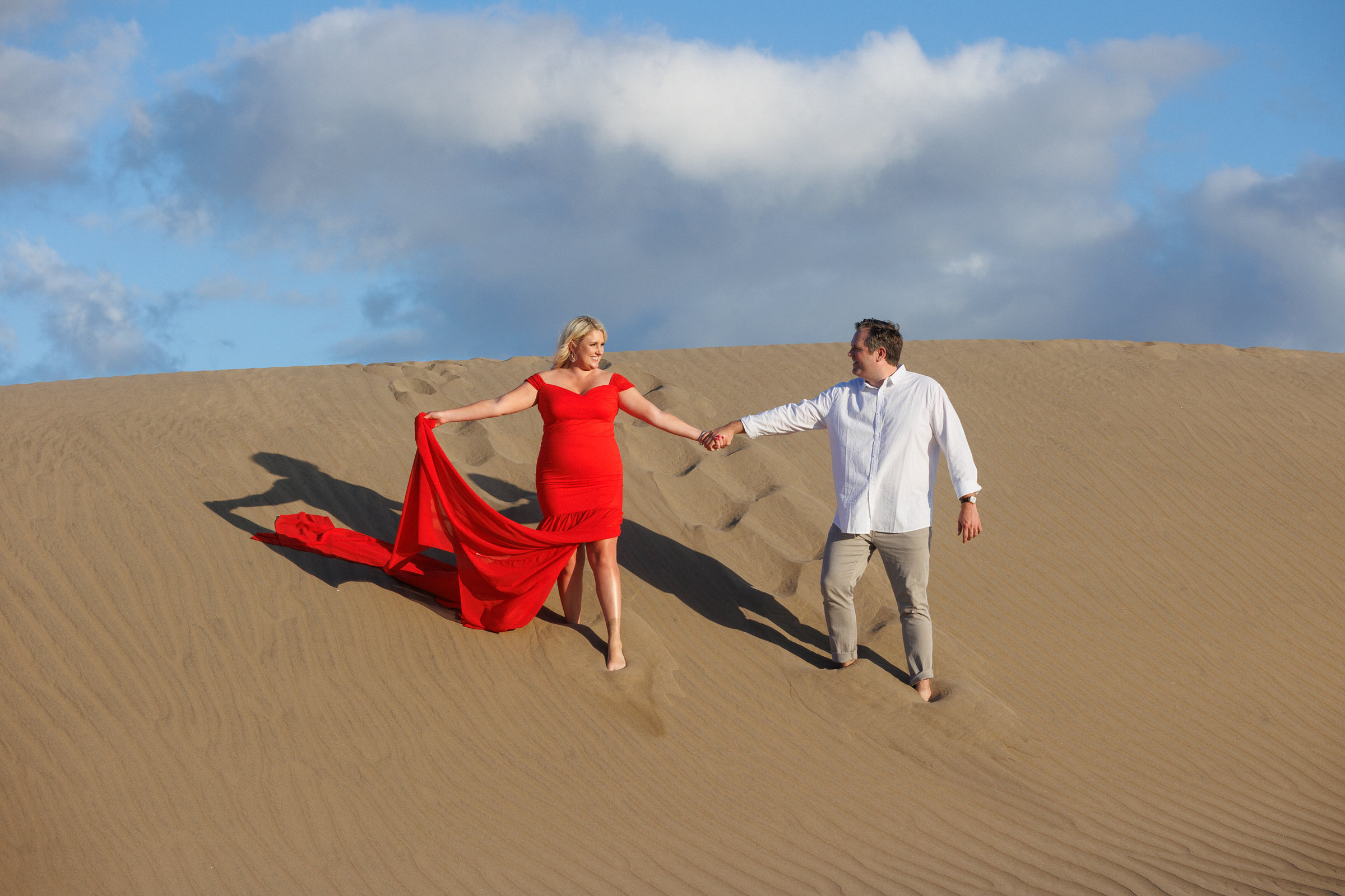 Sand Dunes Serenade: Maspalomas Love Story by Photographer