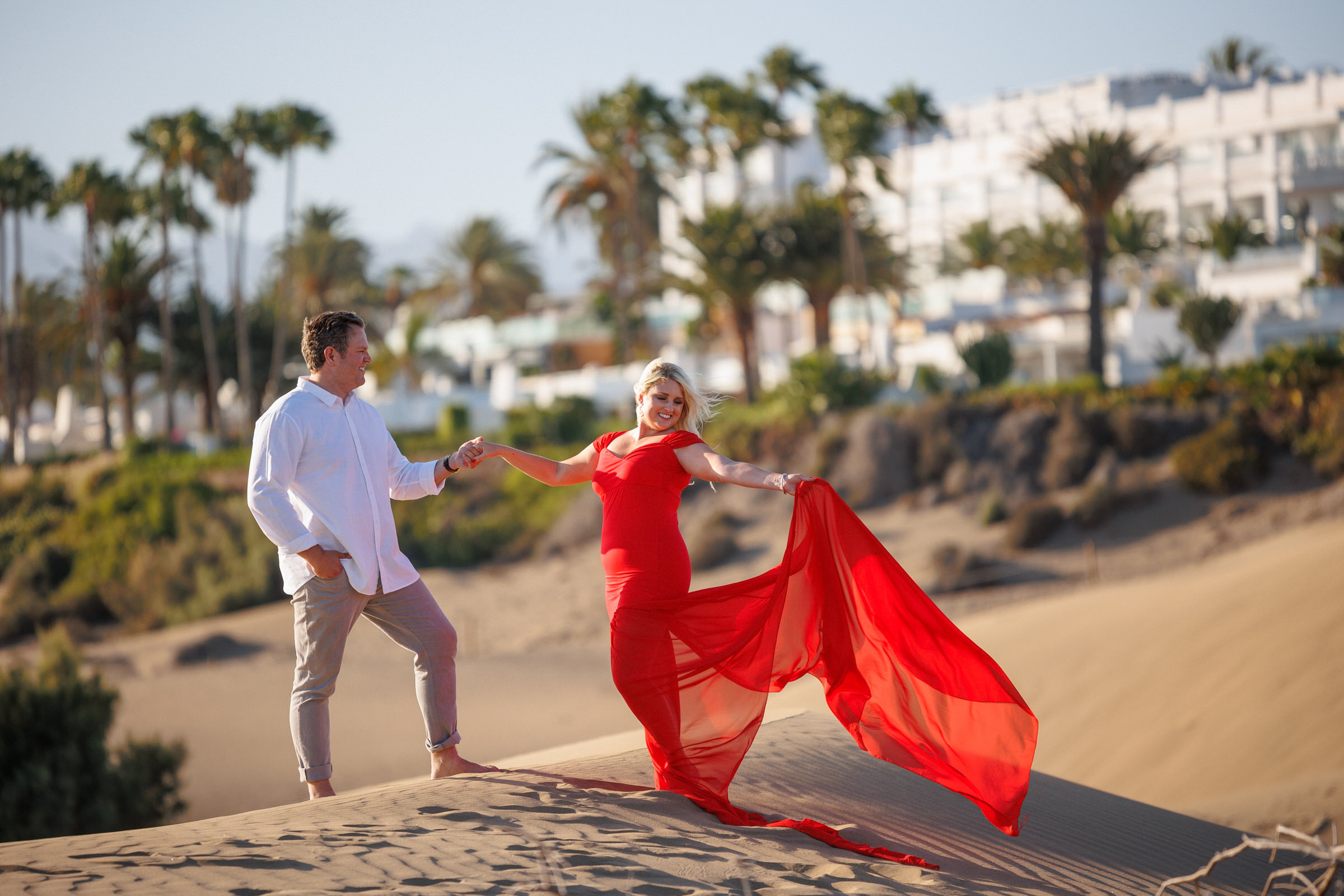Maspalomas Love Story: Photographer's Sand Dunes Art