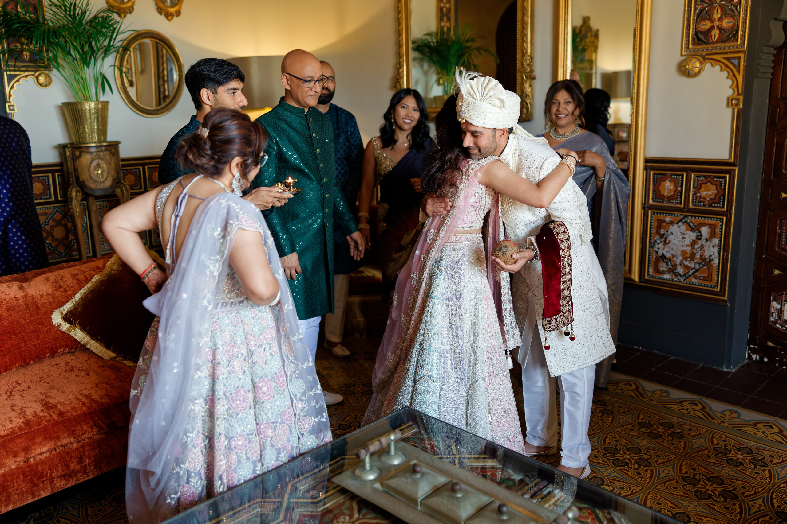 Indian wedding at Gran Villa Rosa, Barcelona