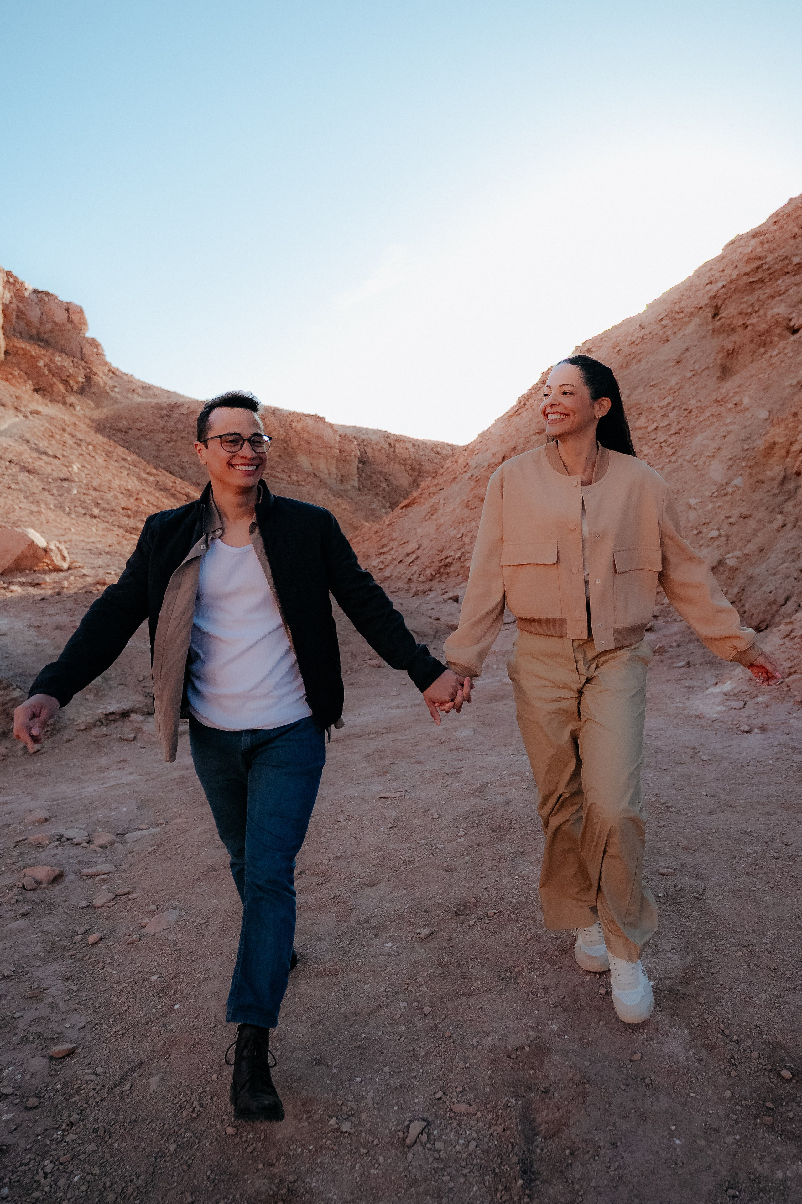 Sessão casual no Vale dos Cogumelos. Fotógrafo em San Pedro de Atacama