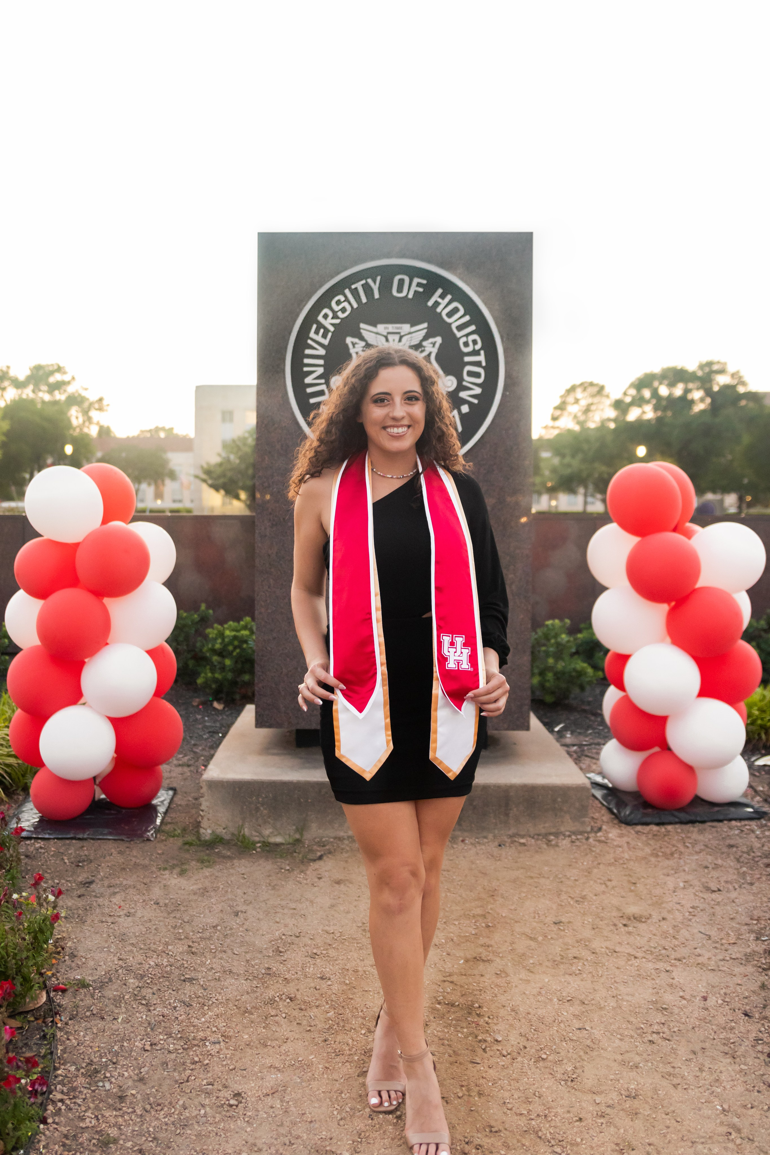 Alicia’s graduation photoshoot at the University of Houston