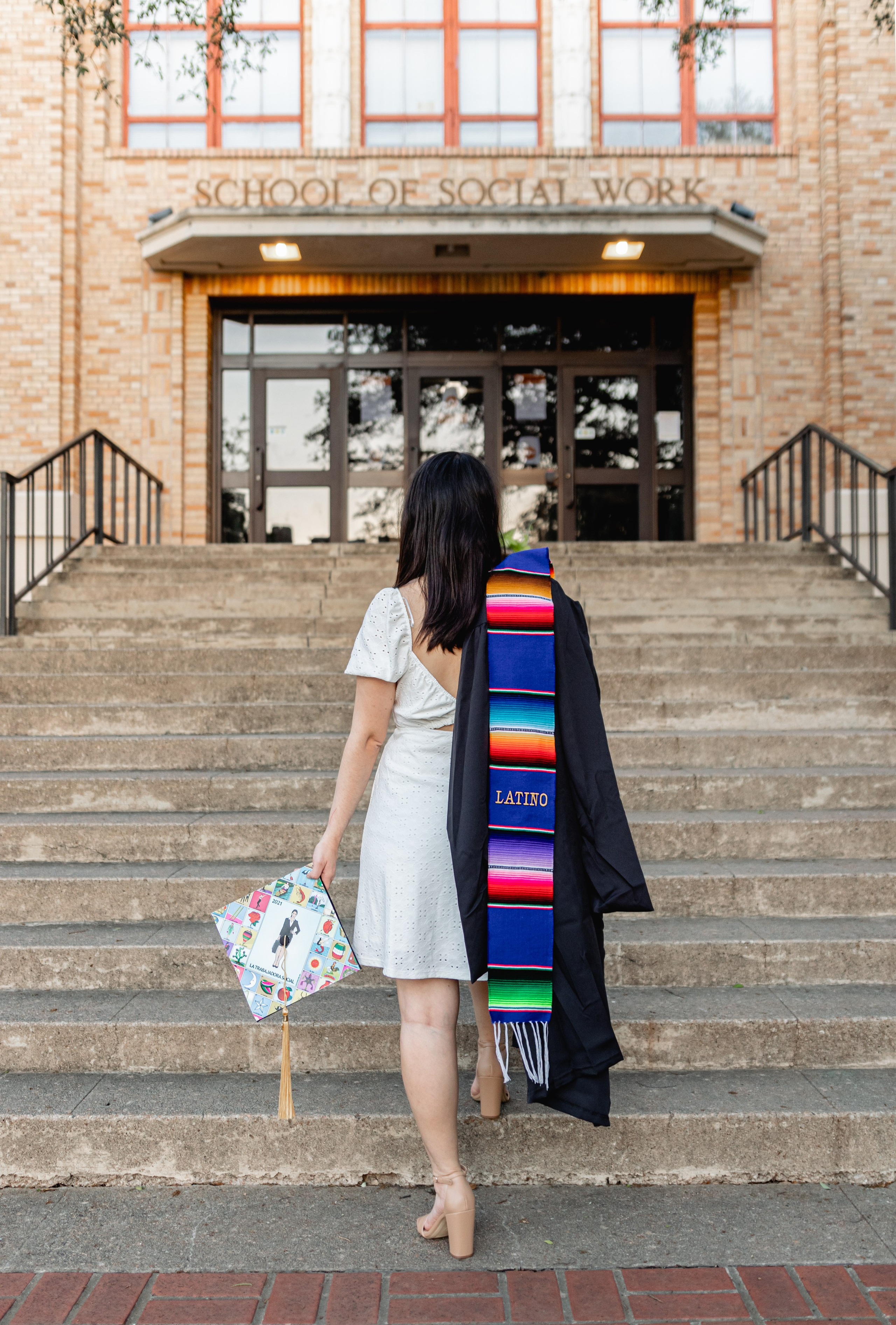 Yulissa's graduation photoshoot at the University of Texas