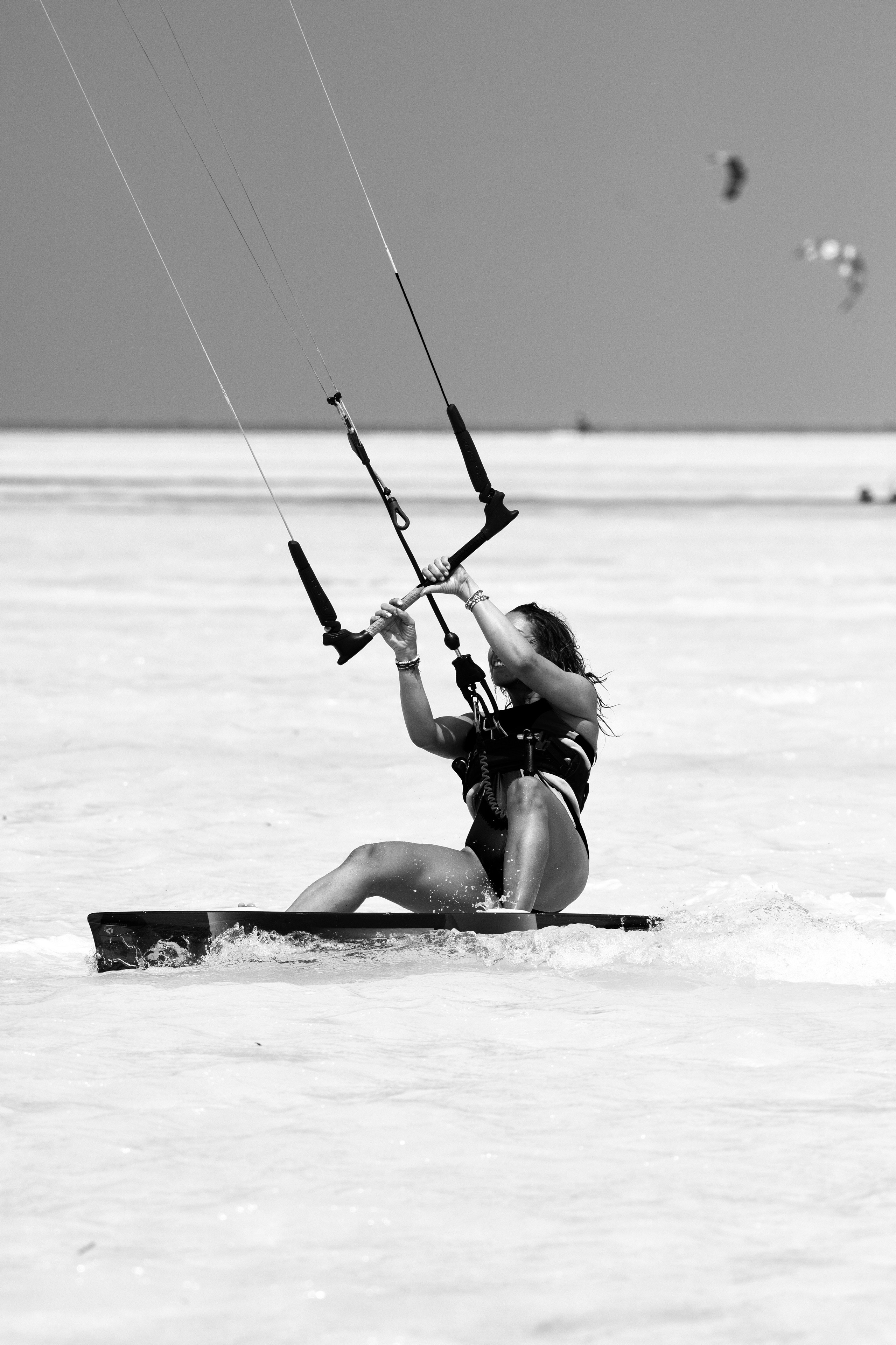 Kite surfing. Photographer Sri Lanka