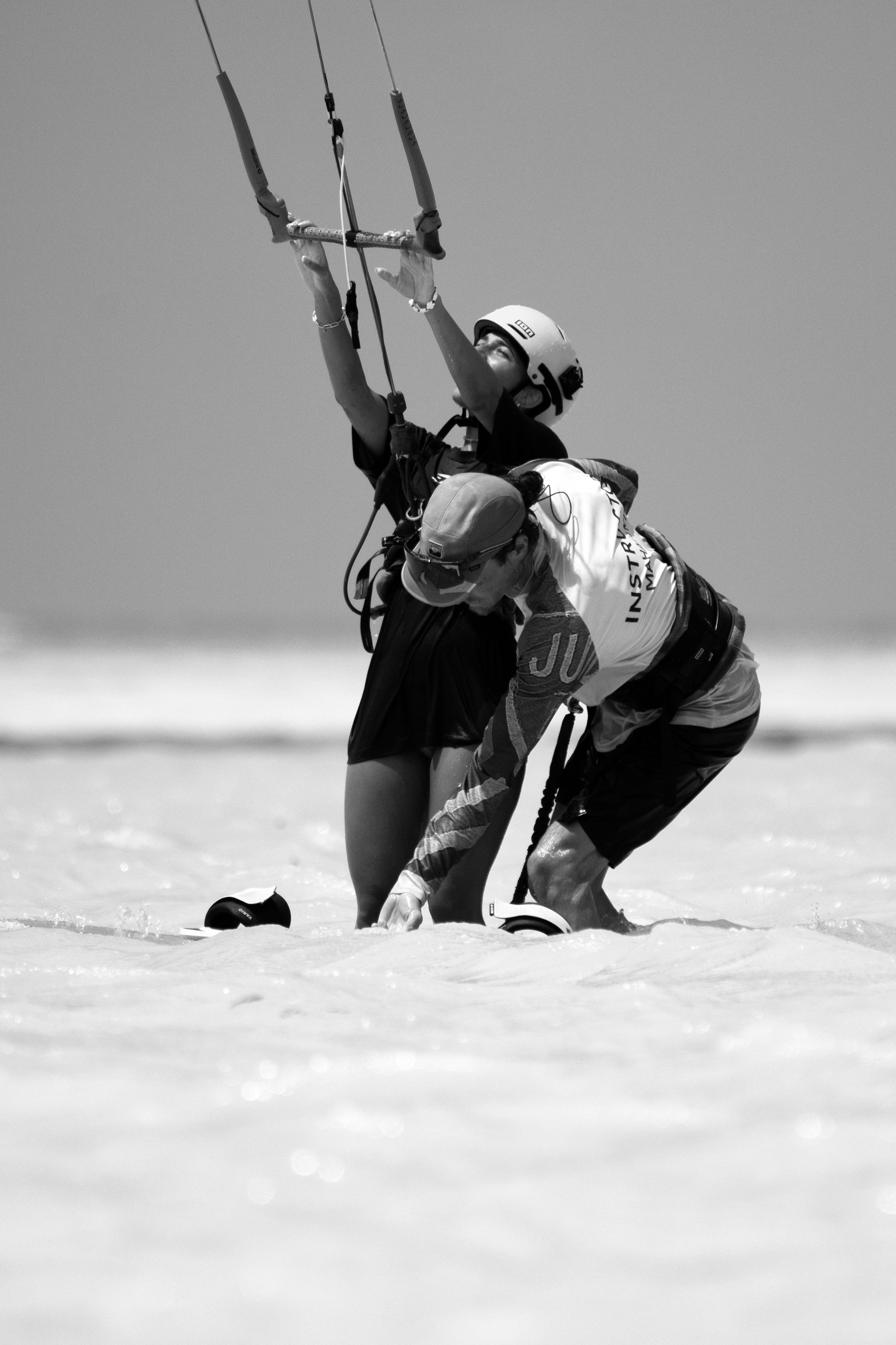 Kite surfing. Photographer Sri Lanka