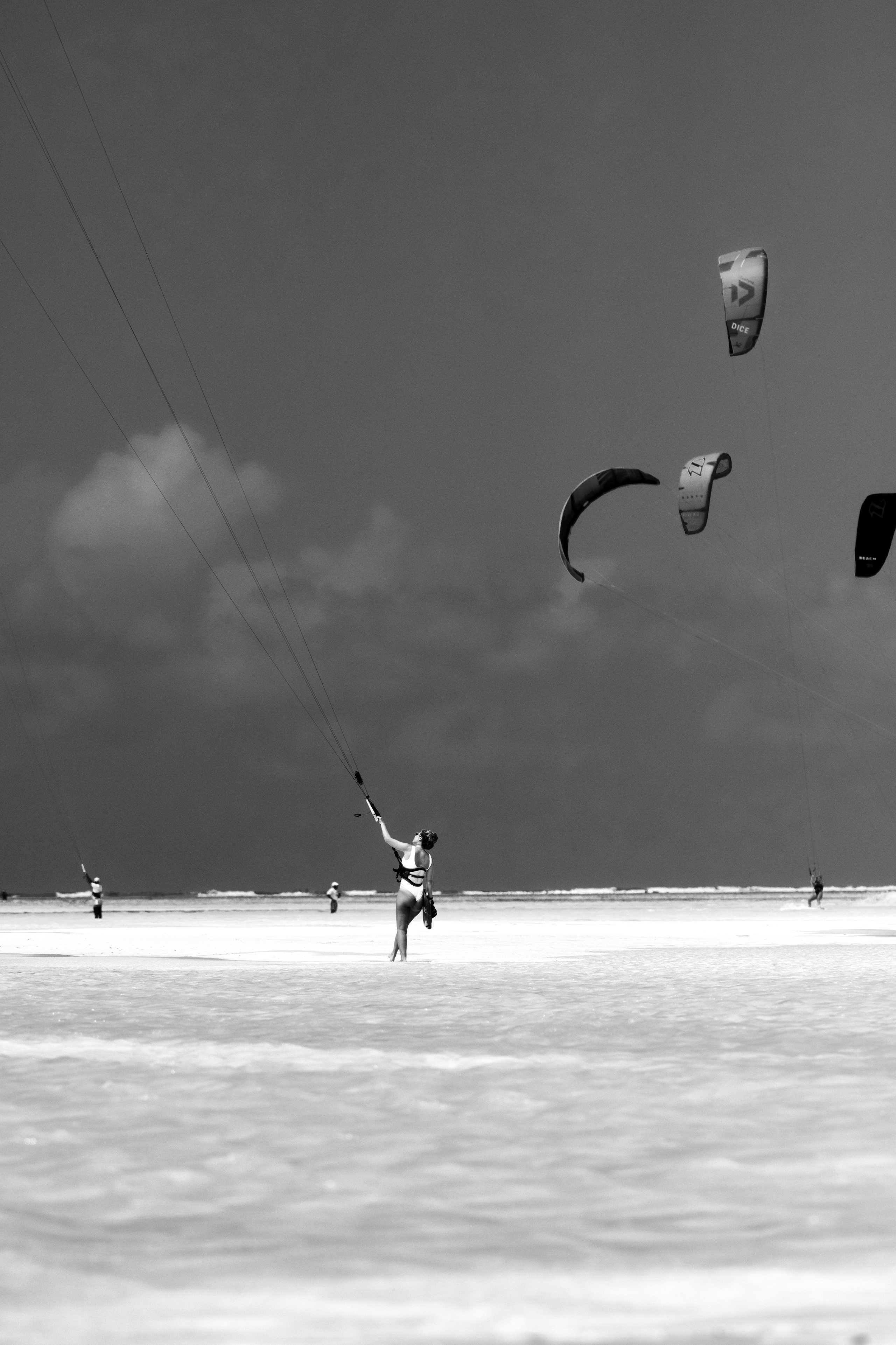 Kite surfing. Photographer Sri Lanka