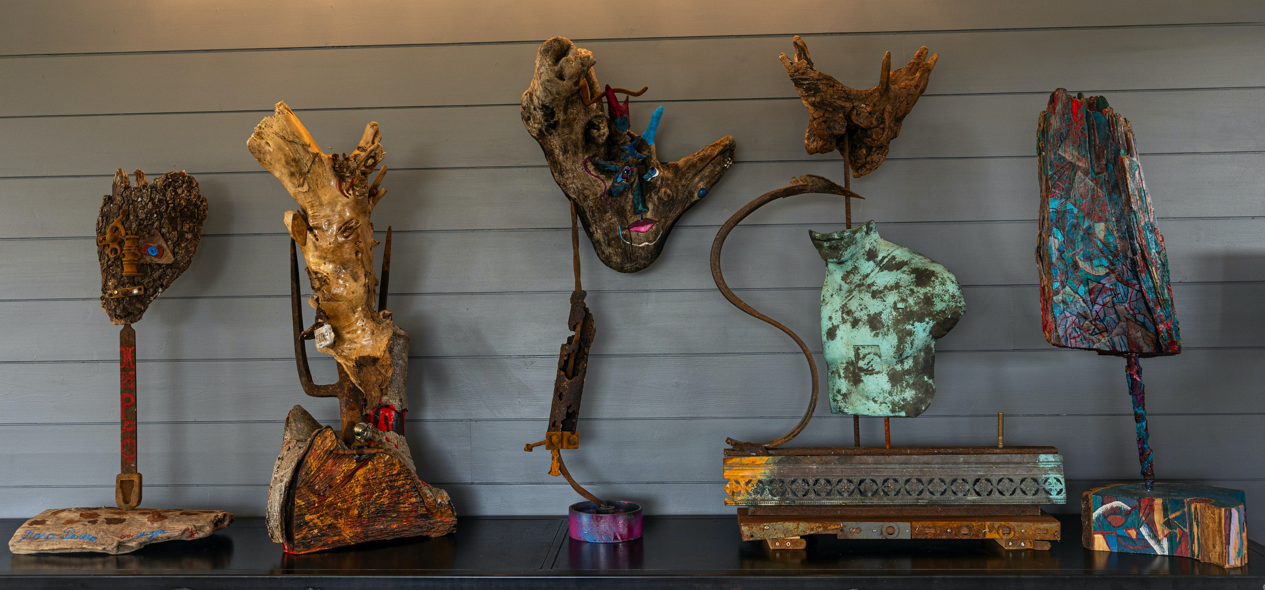 Wood and Metal Sculptures. Anne-Flore REY, Artist — Painter and Sculptor in TOULOUSE (FR)