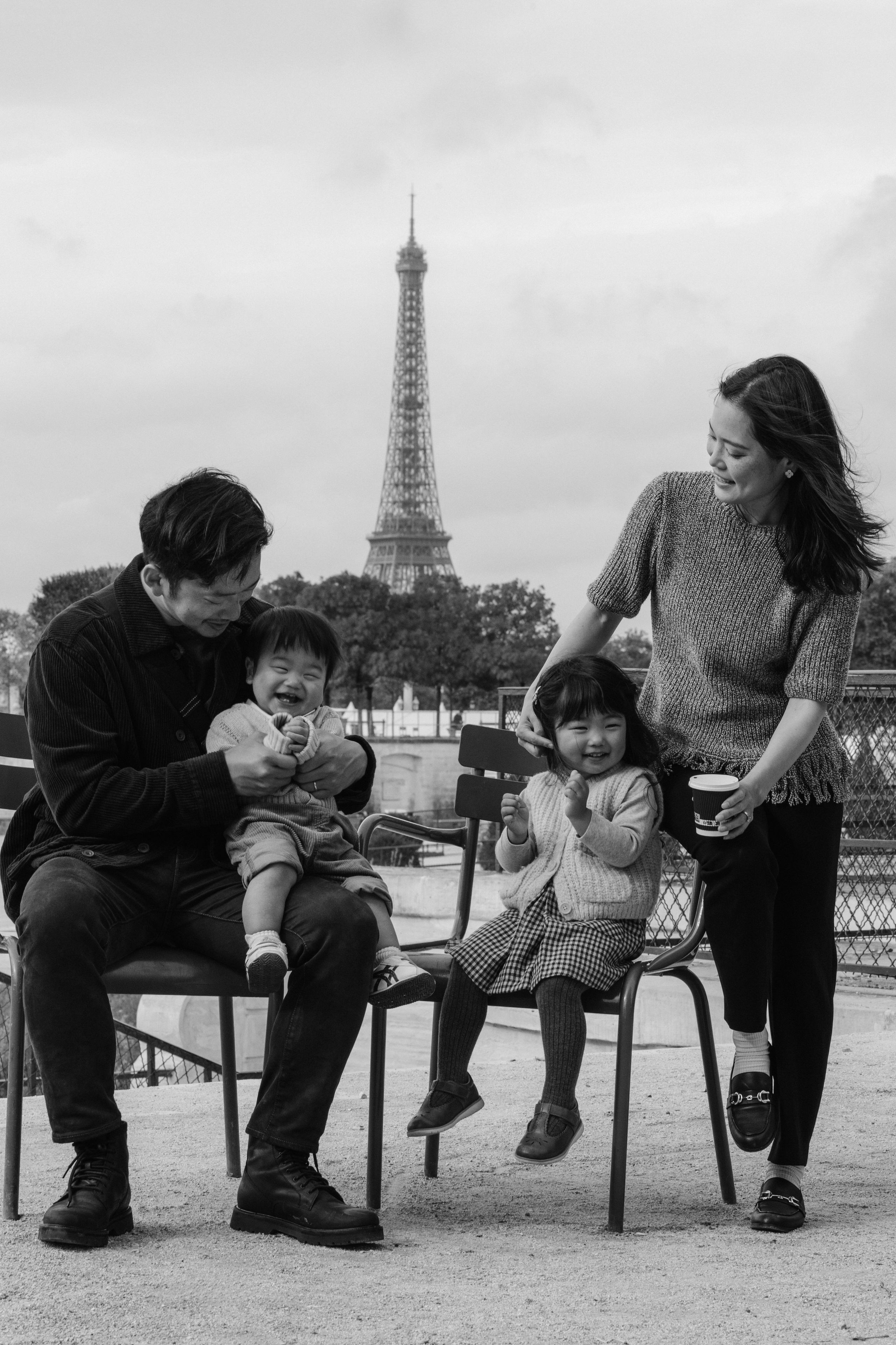 Family Photoshoot in Paris — Natural Lifestyle Photography. Paris Wedding Photographer