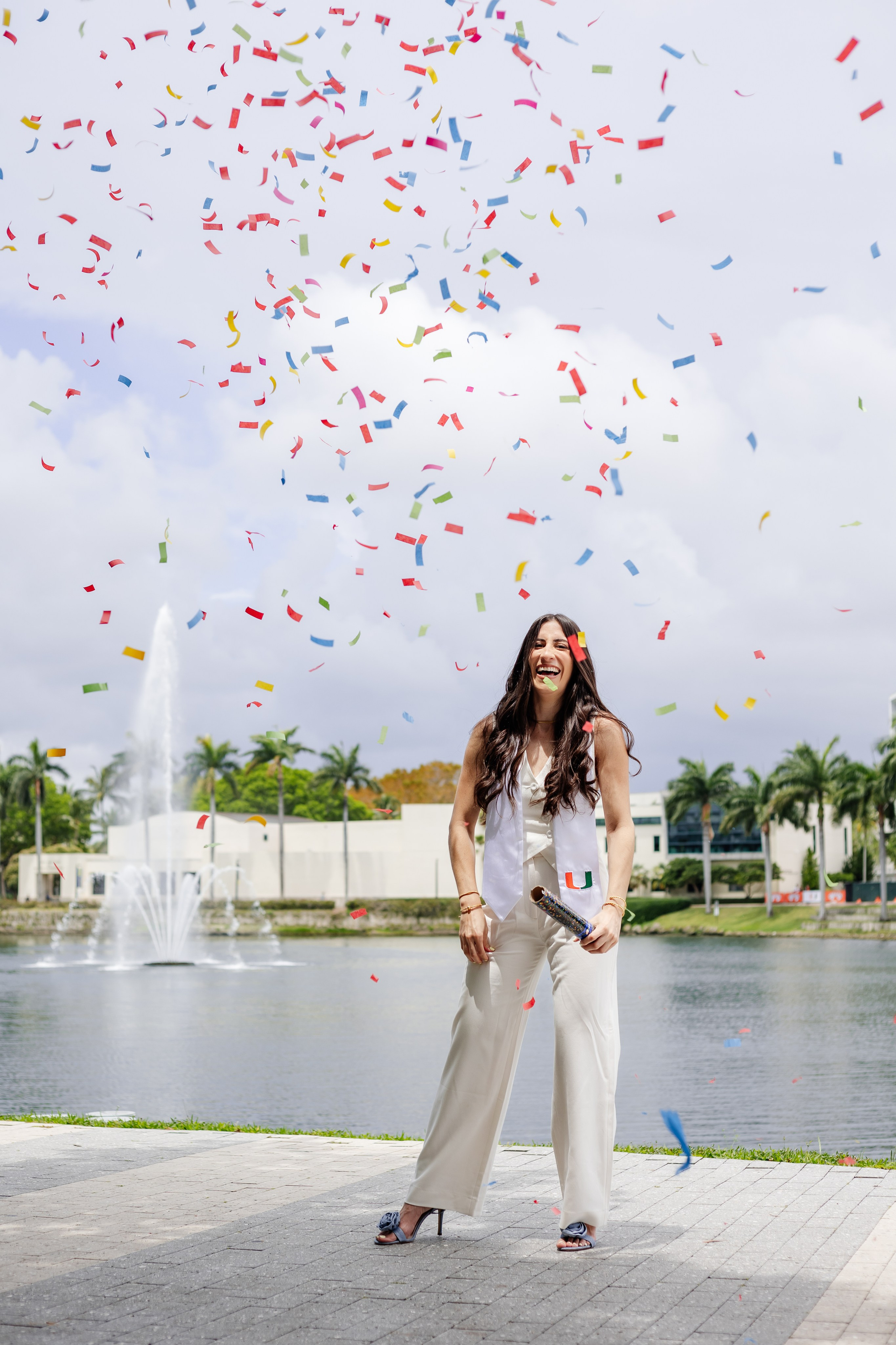 10 Spots For Graduation Photos At University of Miami. Portrait and graduation photographer Marina Simanava