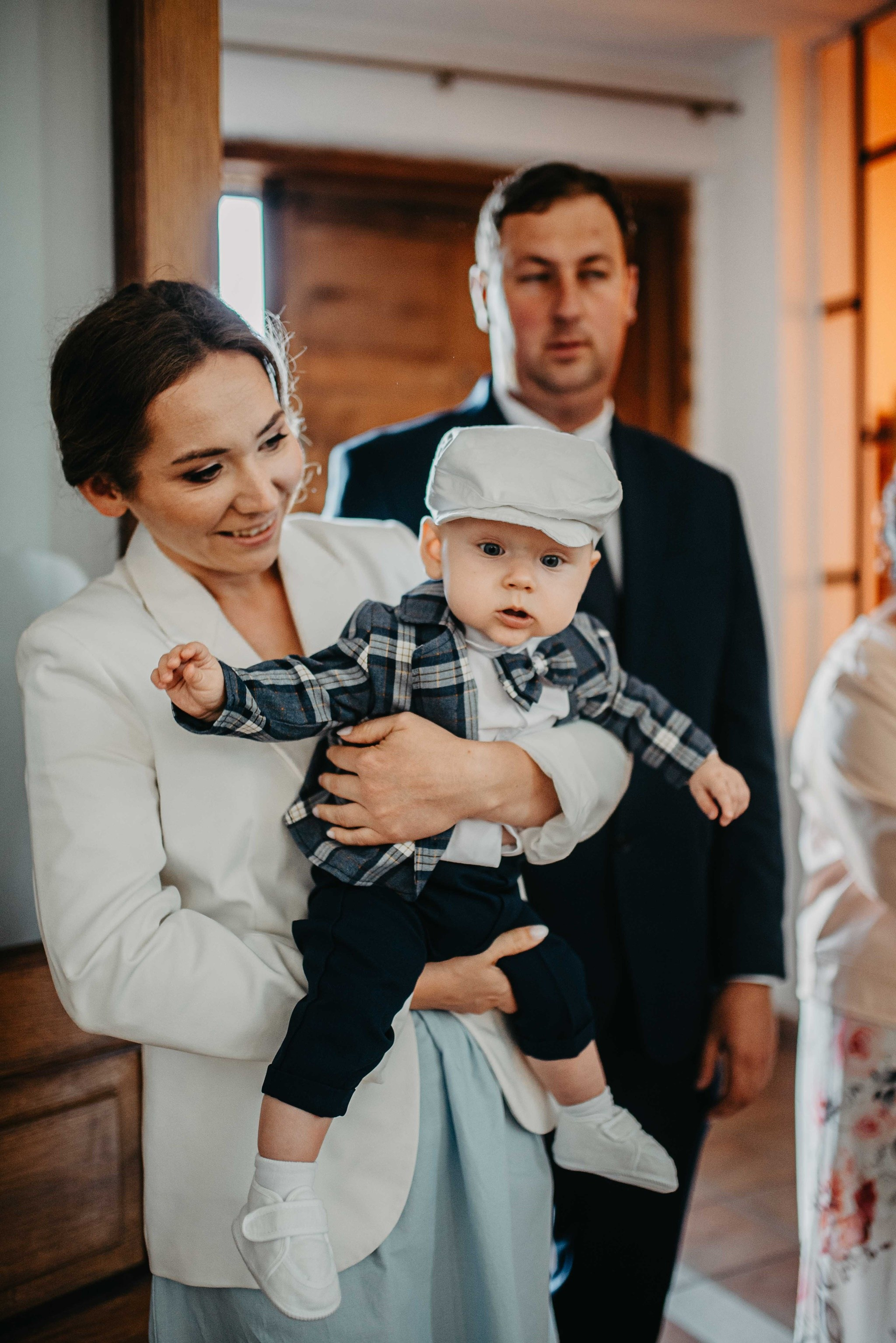 Chrzest Święty Franciszka. Dominika Strachacka Fotografia | Fotograf ślubny i rodzinny Opole Lubelskie Lublin