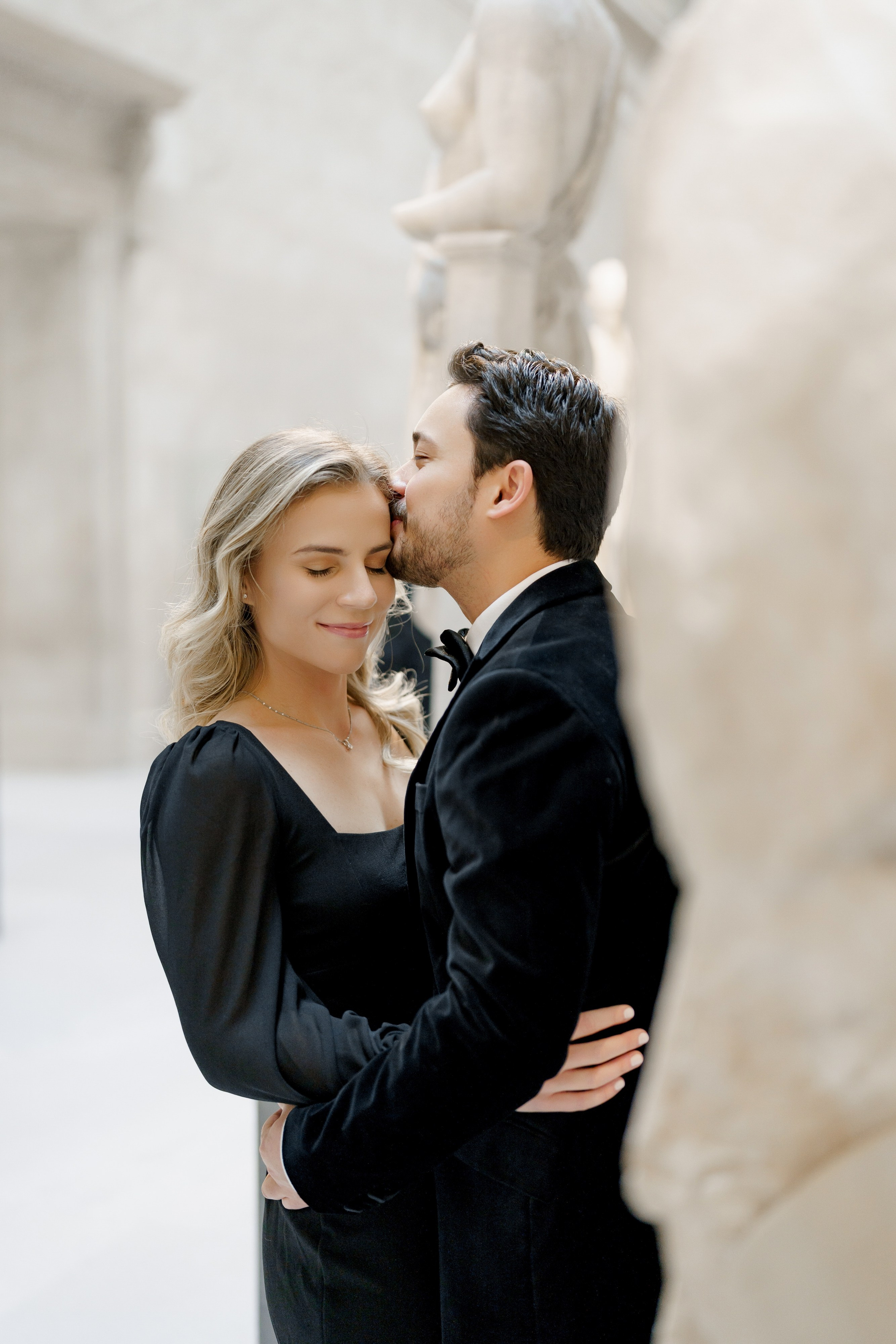 Caroline and Brendan’s Museum MET and Library Engagement Shoot. Wedding photographer and videographer New York | New Jersey
