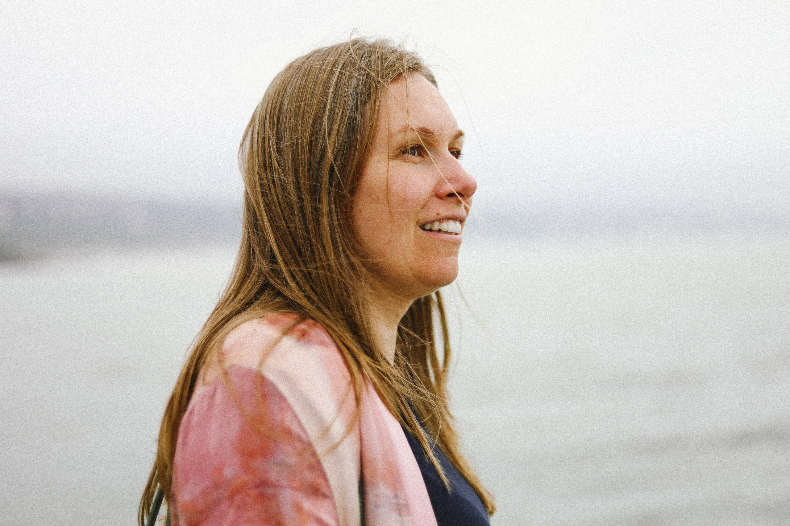 Katya near the lighthouse. Victoria Dini. Art photography in London / Folkestone, UK