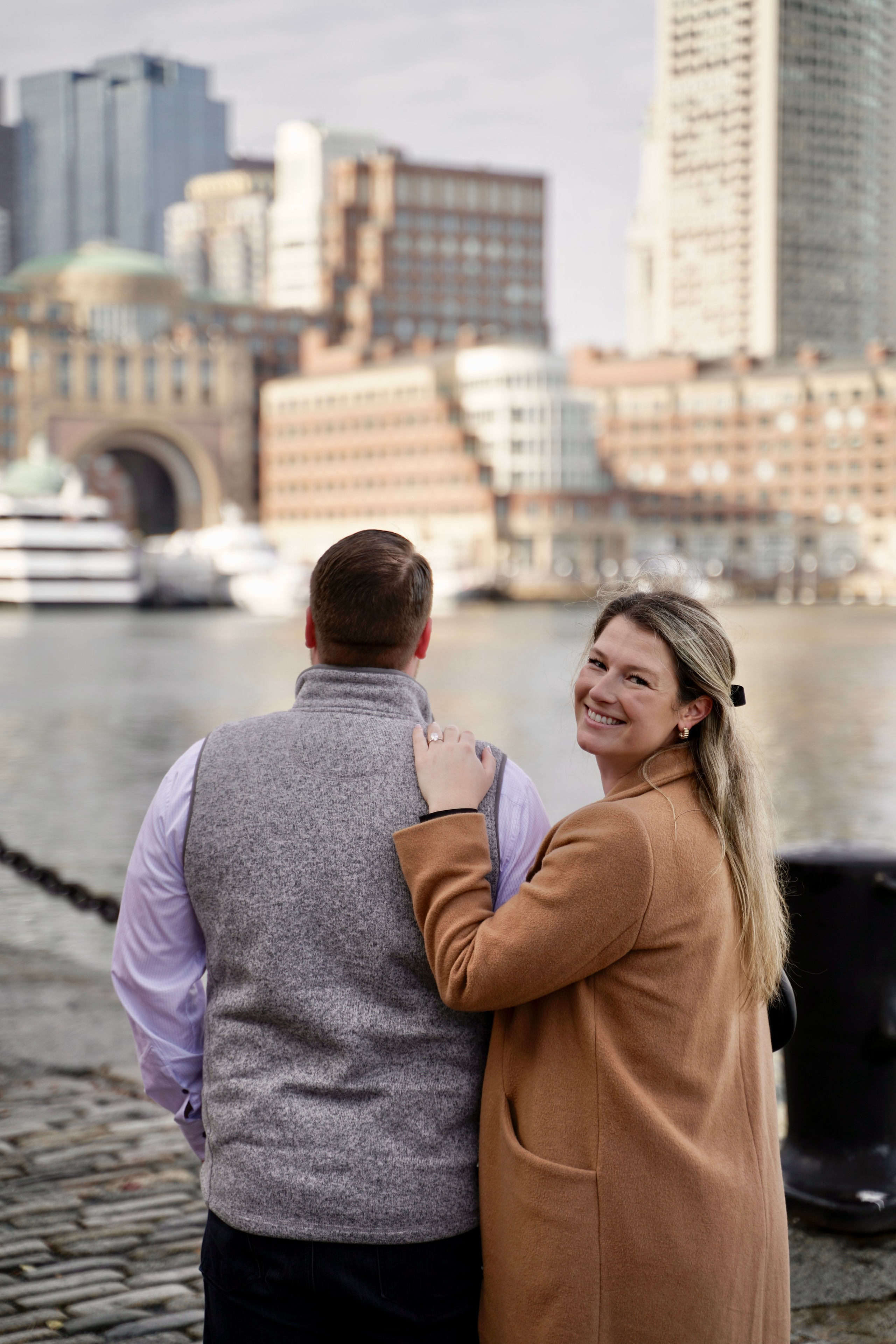 Charles and Helen at Seaport. Stefanovich Photography | Boston, MA