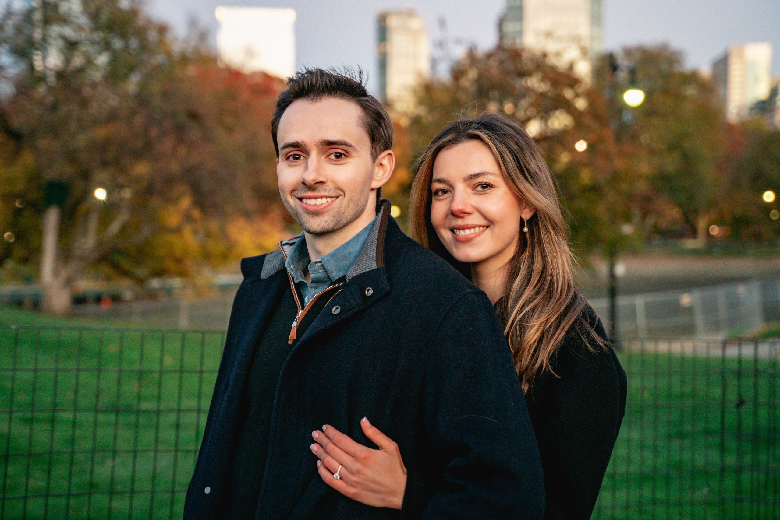 Ryan and Monica at Boston Public Garden. Stefanovich Photography | Boston, MA