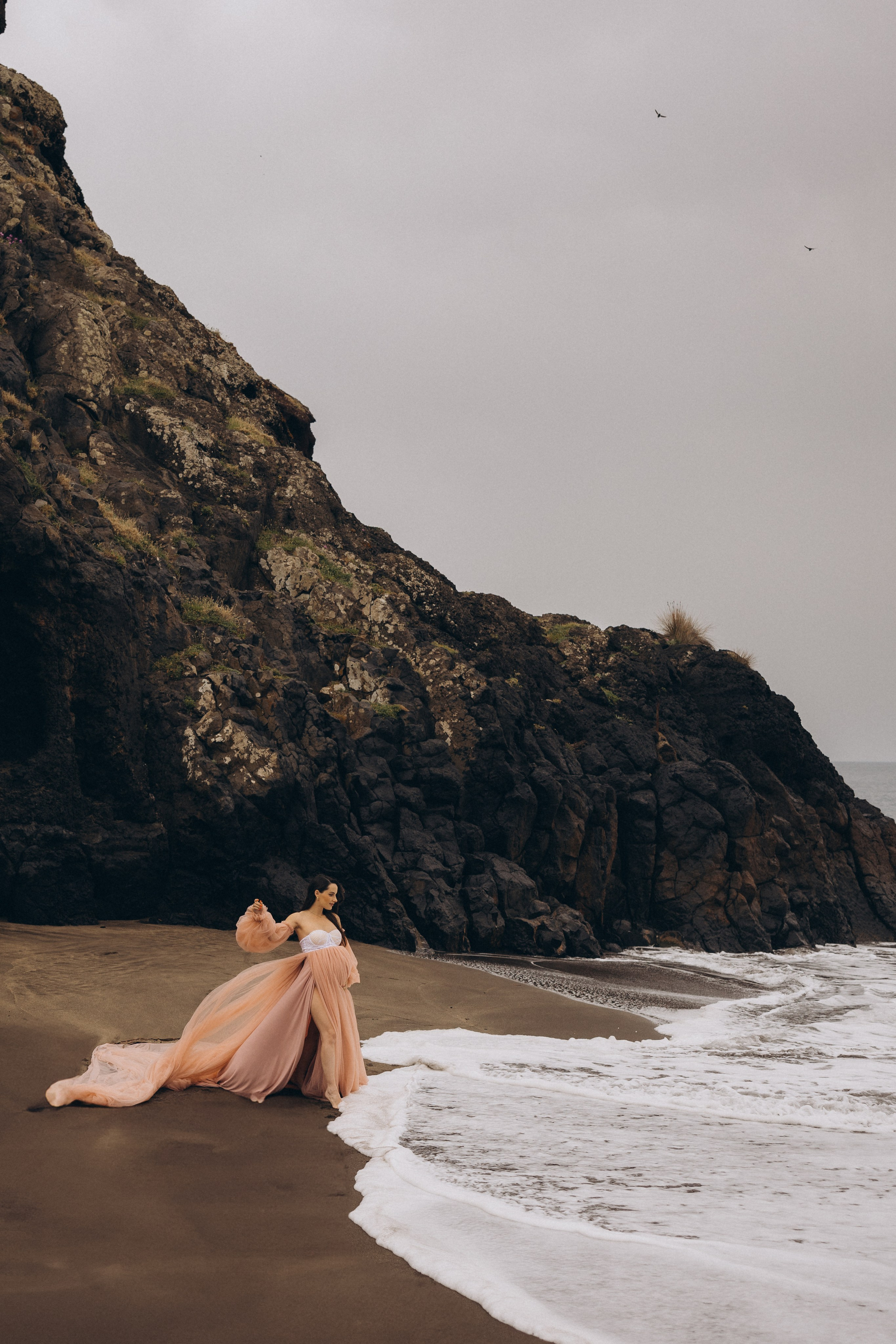 Maternity photoshoot at Prainha beach Madeira