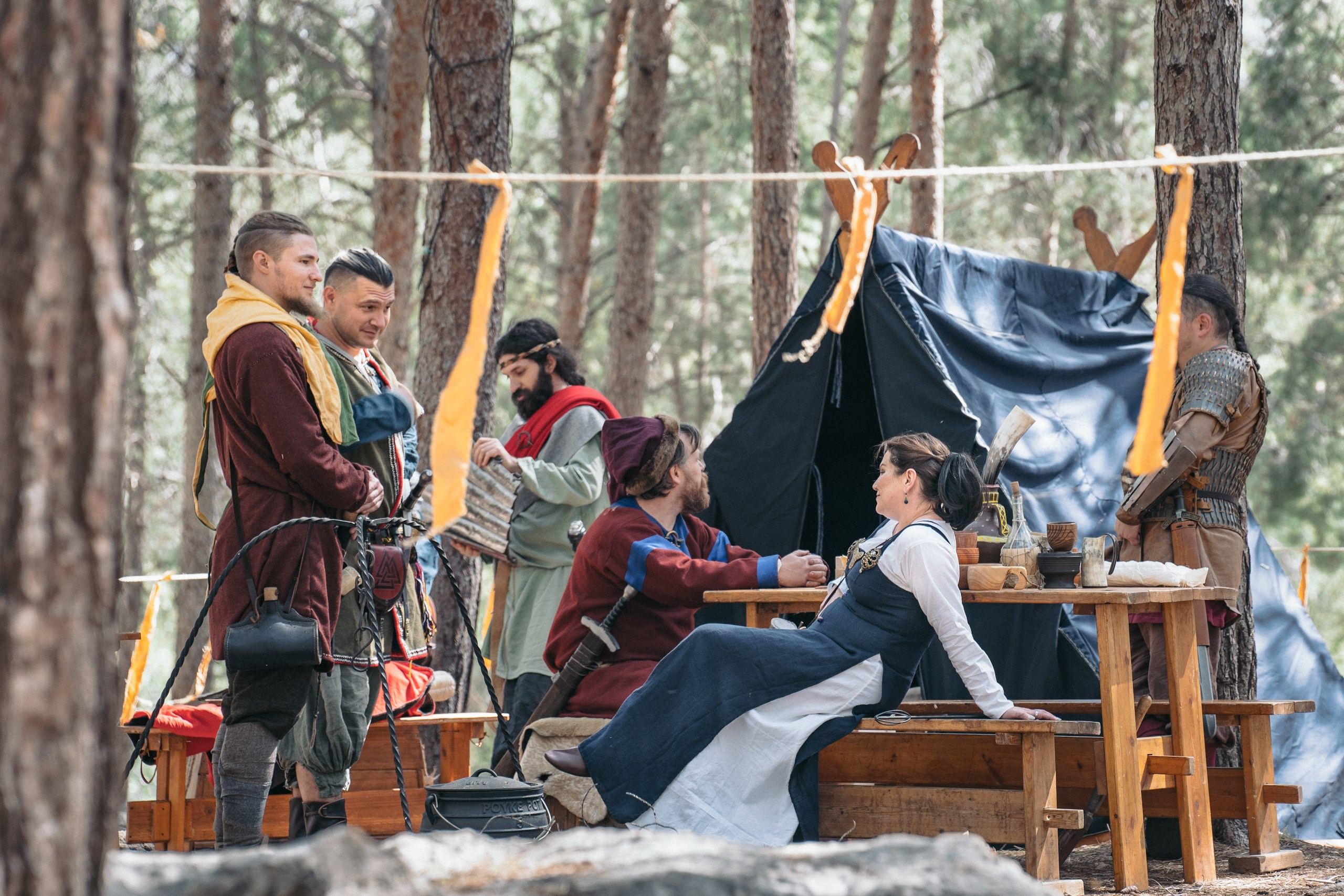 Чёрный Фьорд — реконструкция лагеря викингов | Клуб «Нортман». КРиС «Нортман»