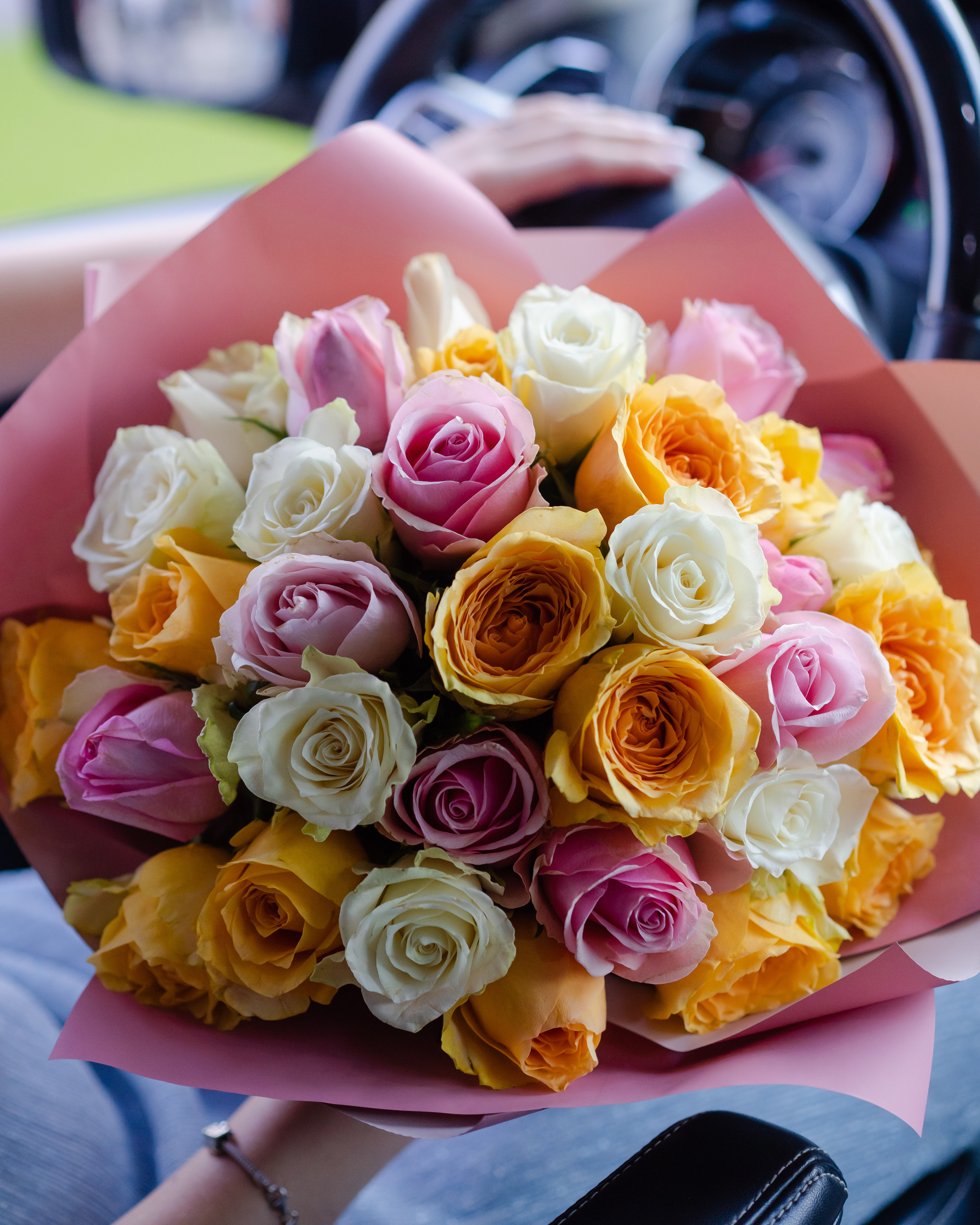 Photography for a flower boutique. Portrait and wedding photographer in New York