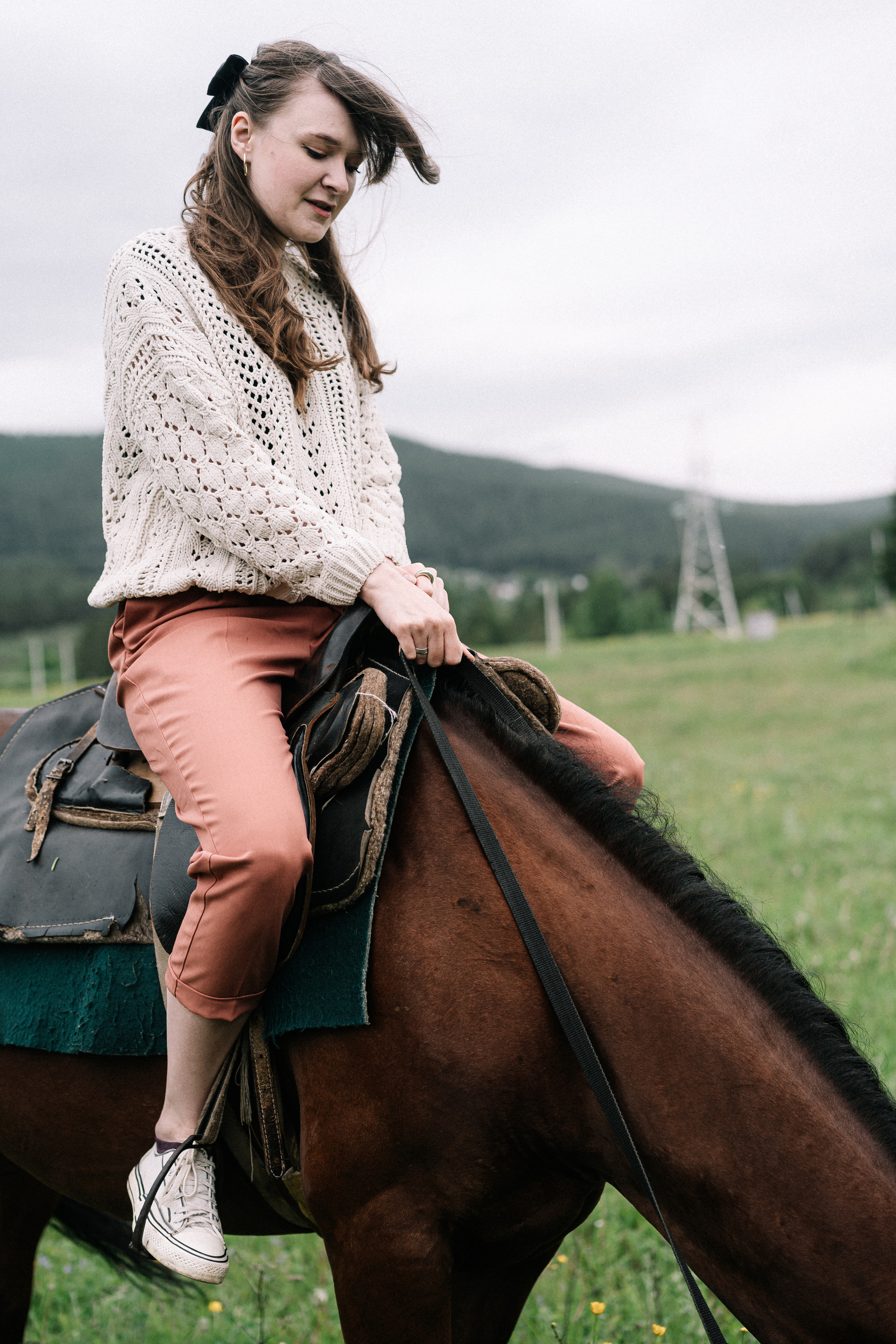 Photo of a couple in the forest. Portrait and wedding photographer in New York