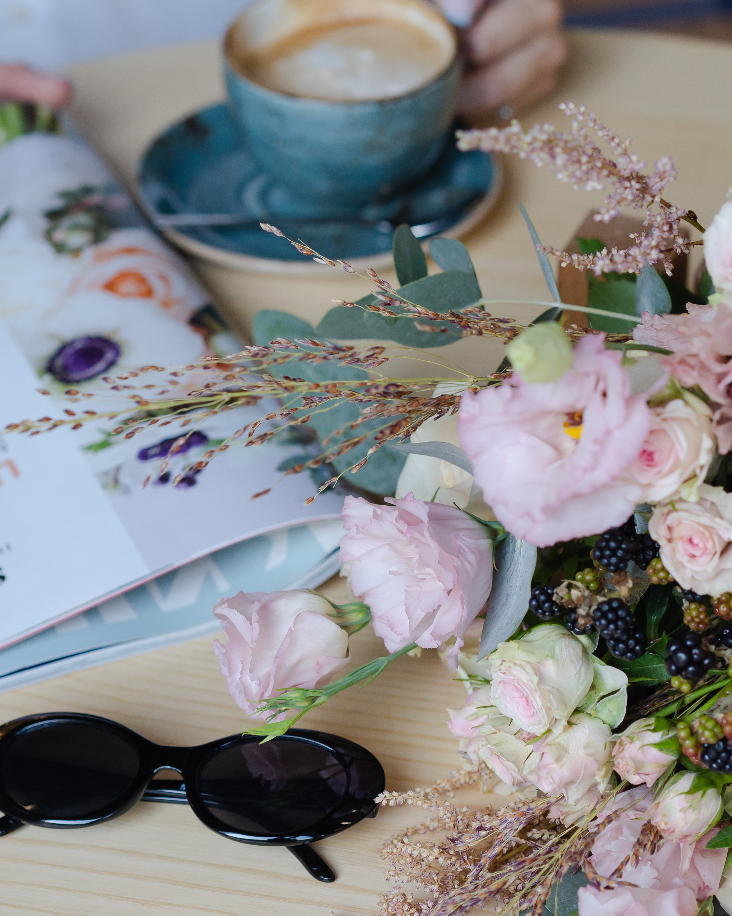 Photography for a flower boutique. Portrait and wedding photographer in New York