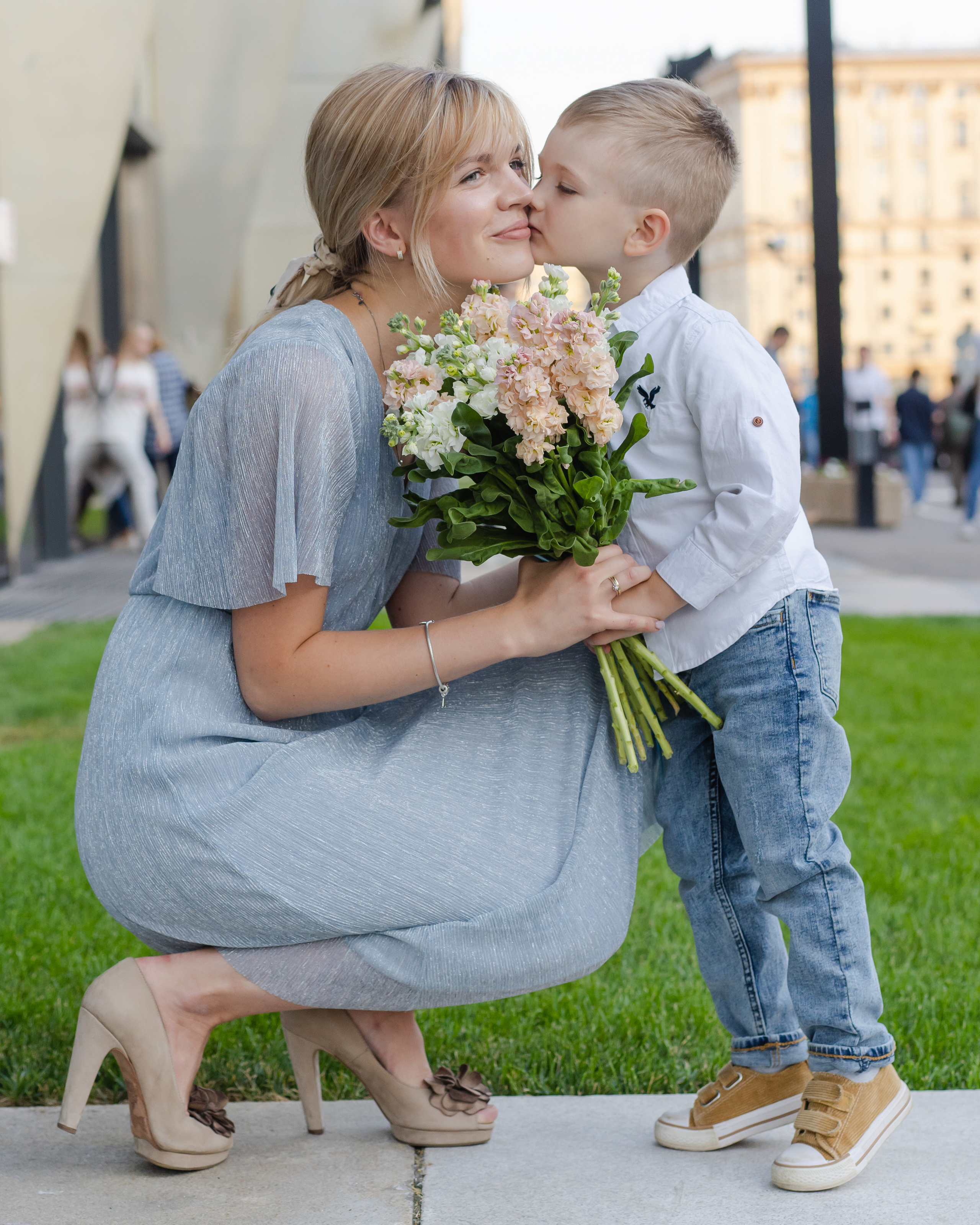 Photography for a flower boutique. Portrait and wedding photographer in New York
