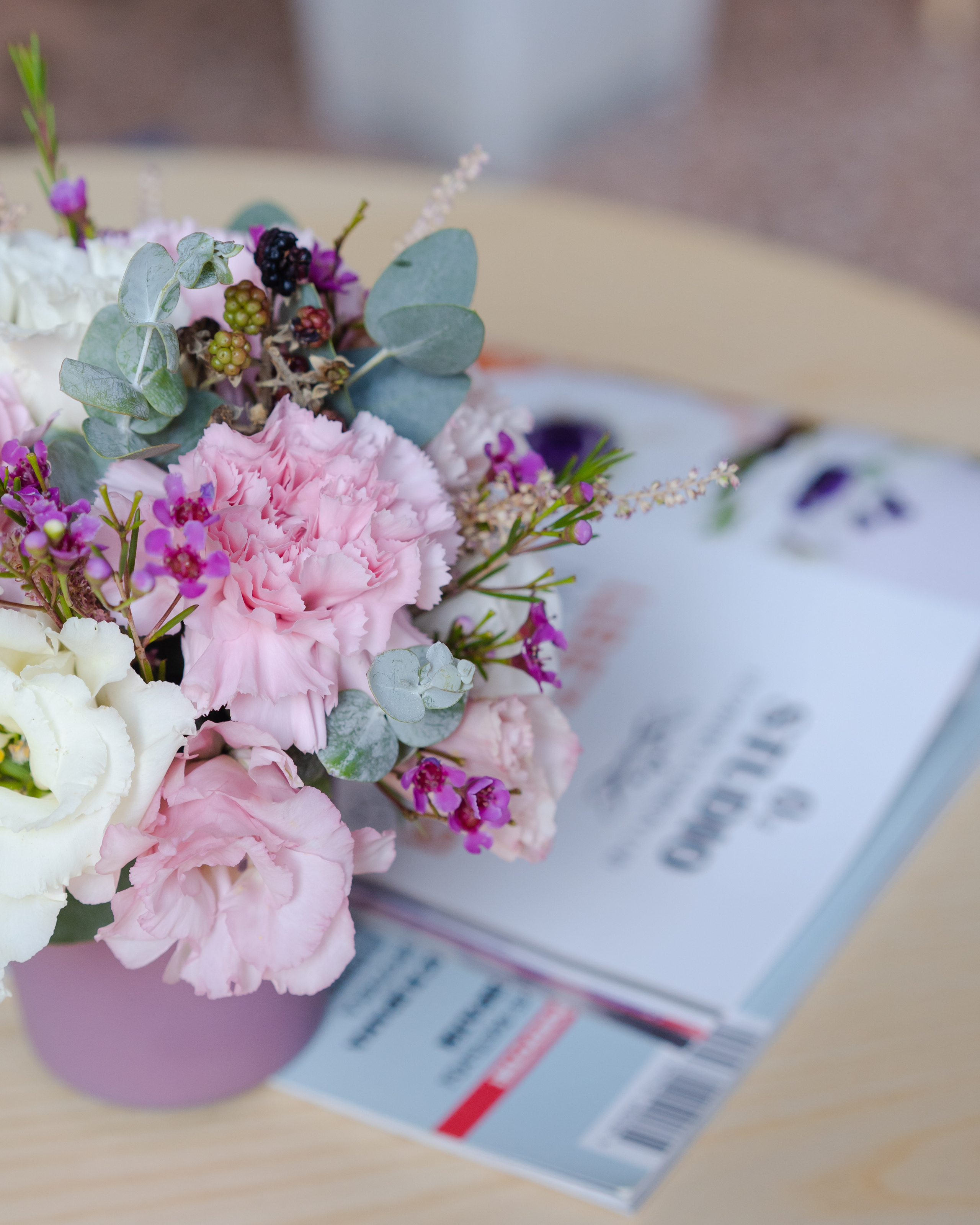 Photography for a flower boutique. Portrait and wedding photographer in New York