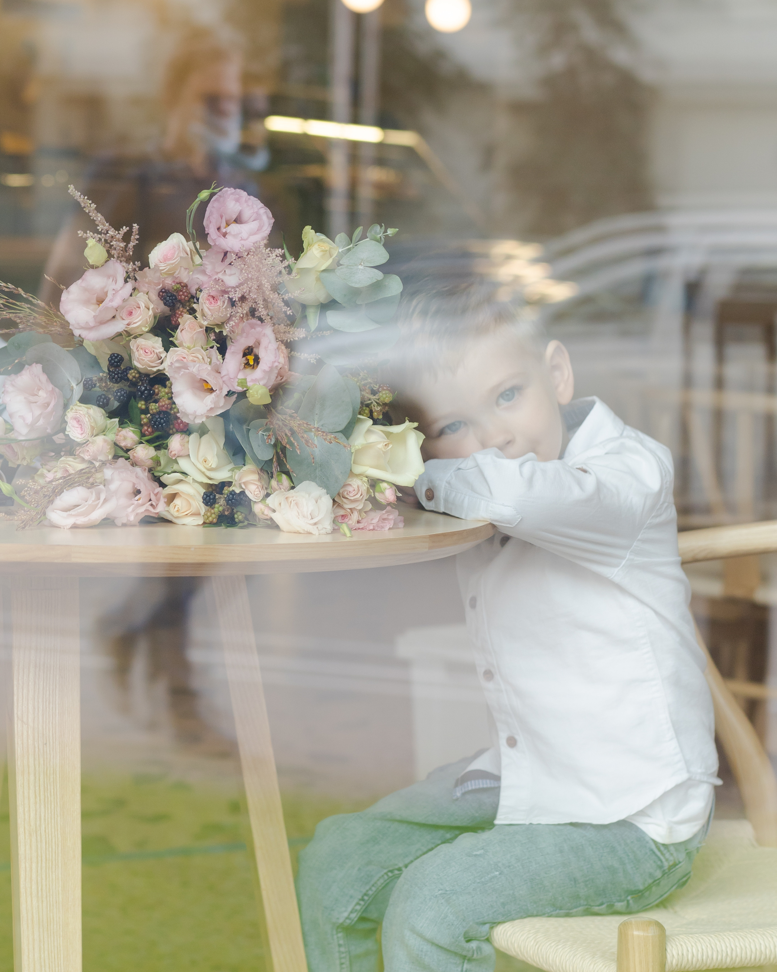 Photography for a flower boutique. Portrait and wedding photographer in New York