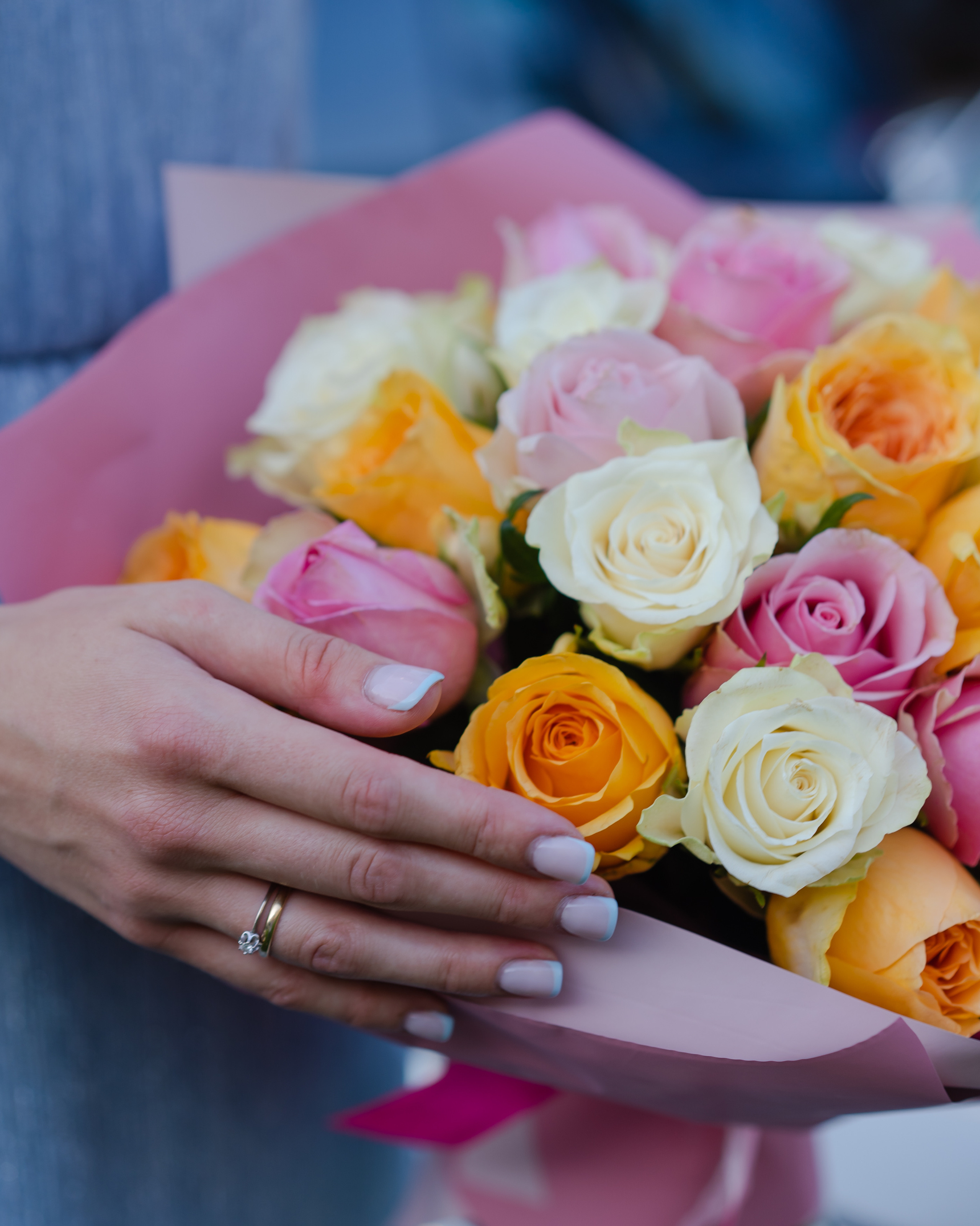 Photography for a flower boutique. Portrait and wedding photographer in New York