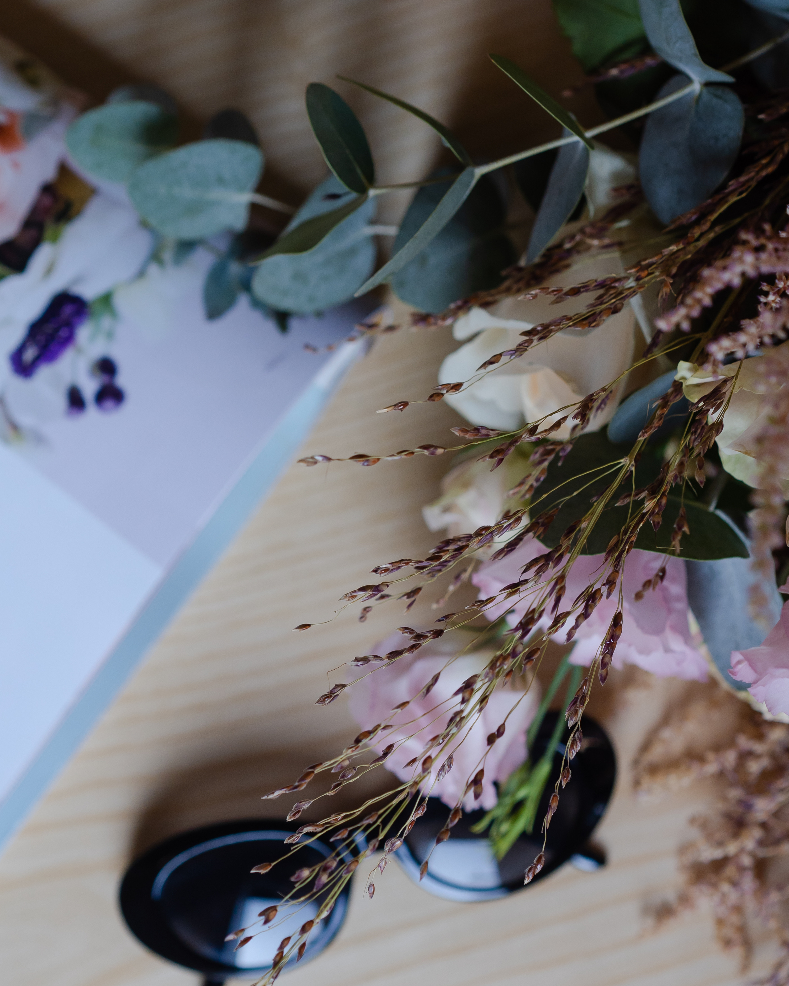 Photography for a flower boutique. Portrait and wedding photographer in New York