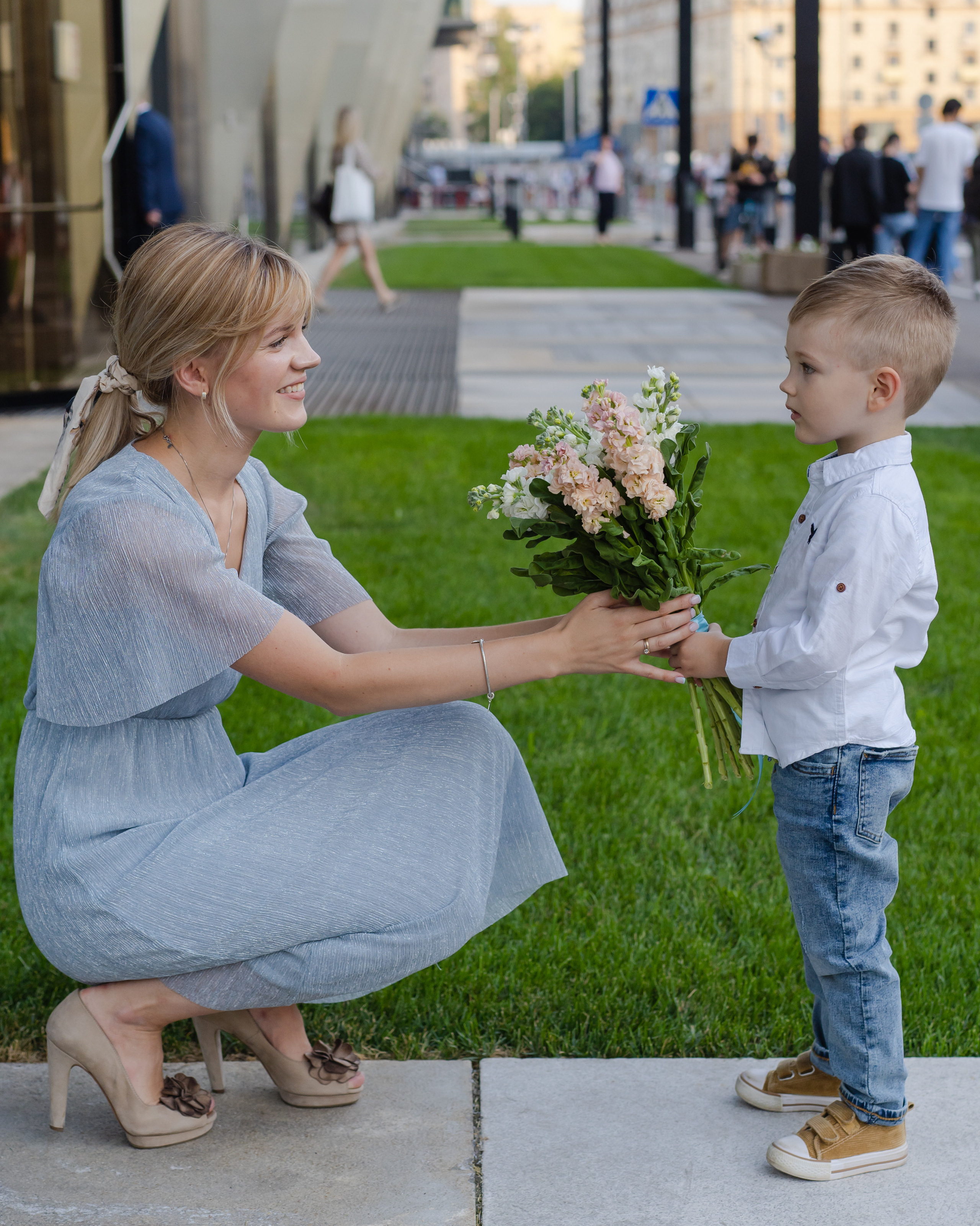 Photography for a flower boutique. Portrait and wedding photographer in New York