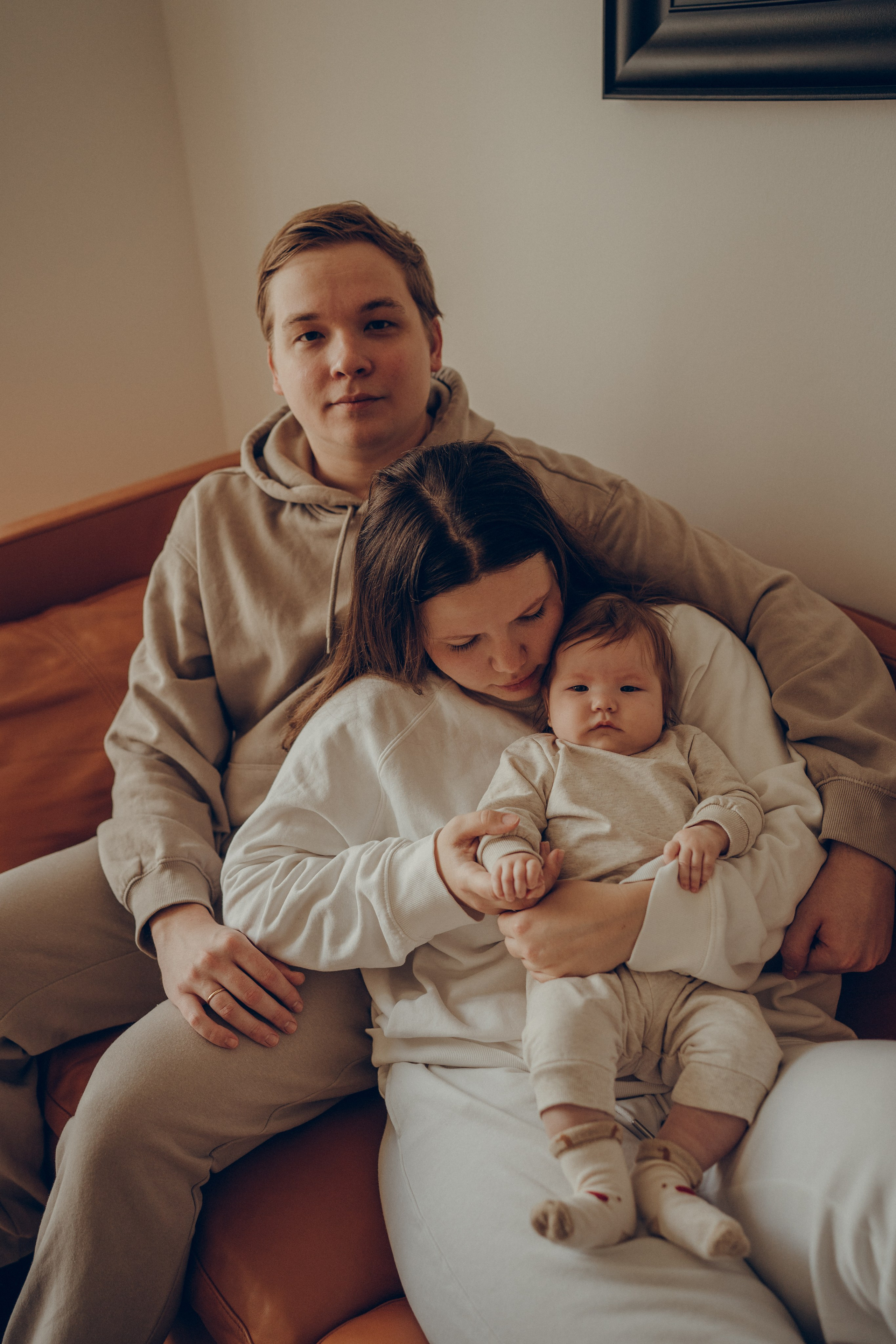 Семейная с младенцем. Фотограф Москва Ларина Юлия