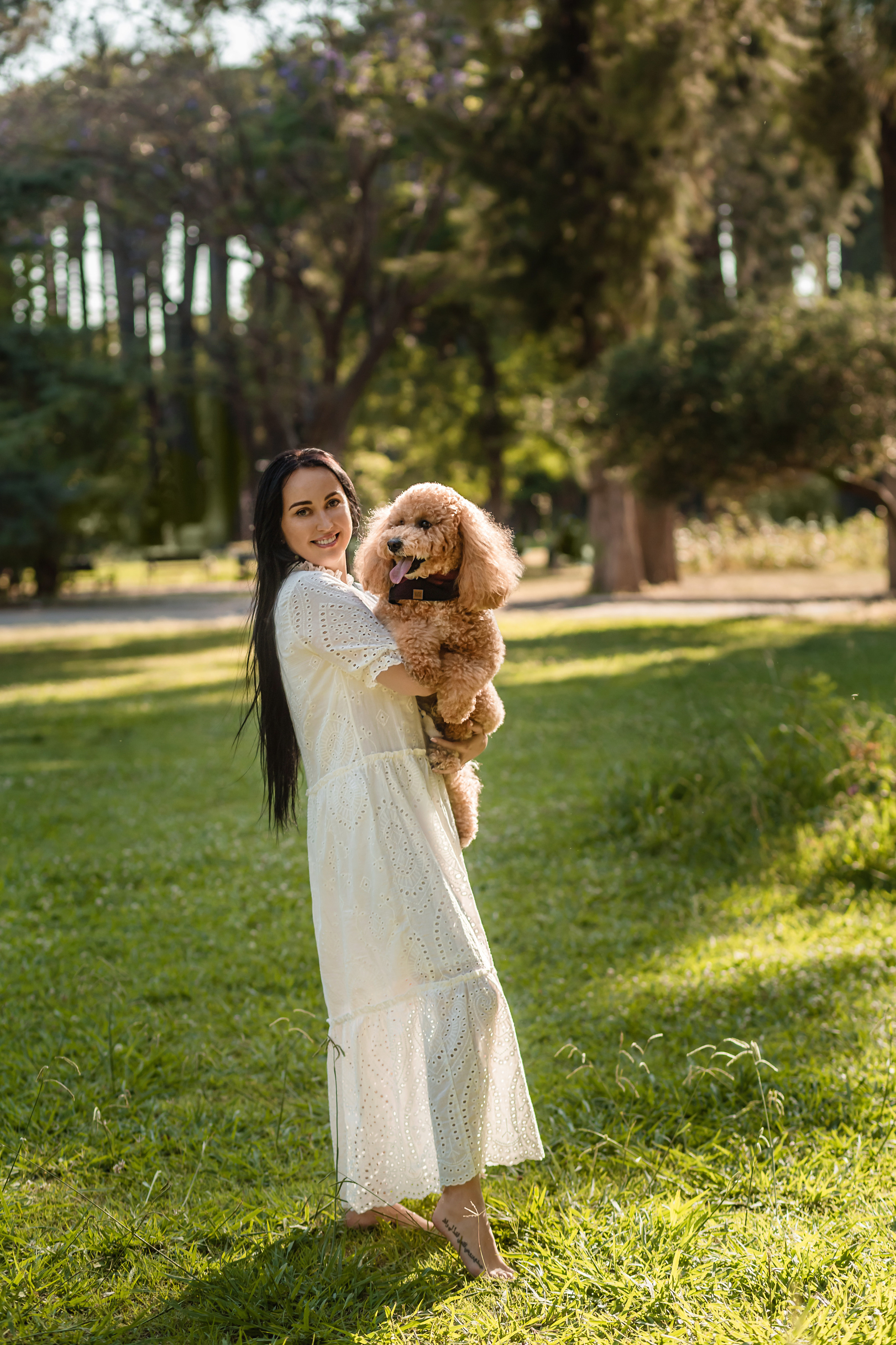 Personal photo session with a dog