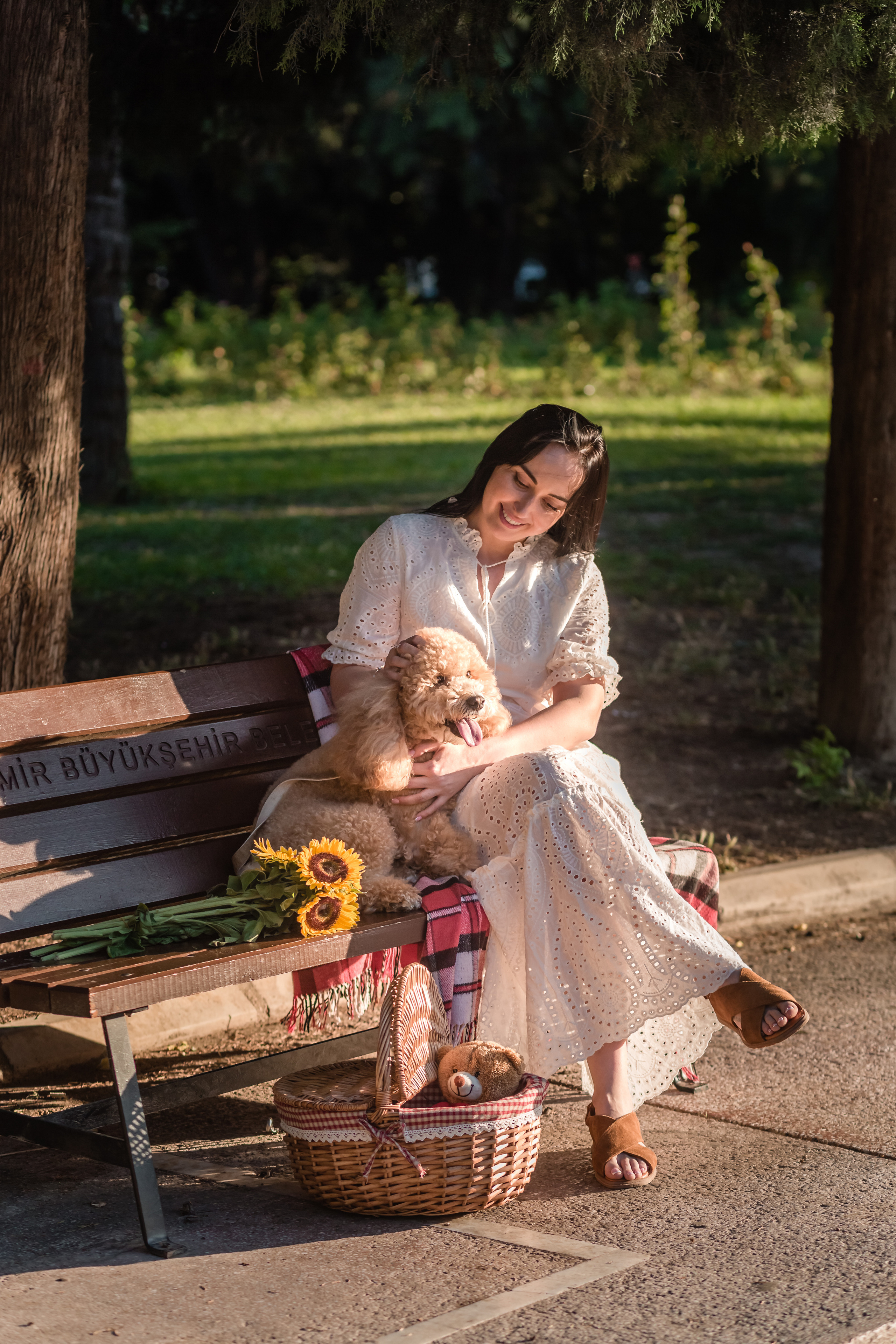 Personal photo session with a dog