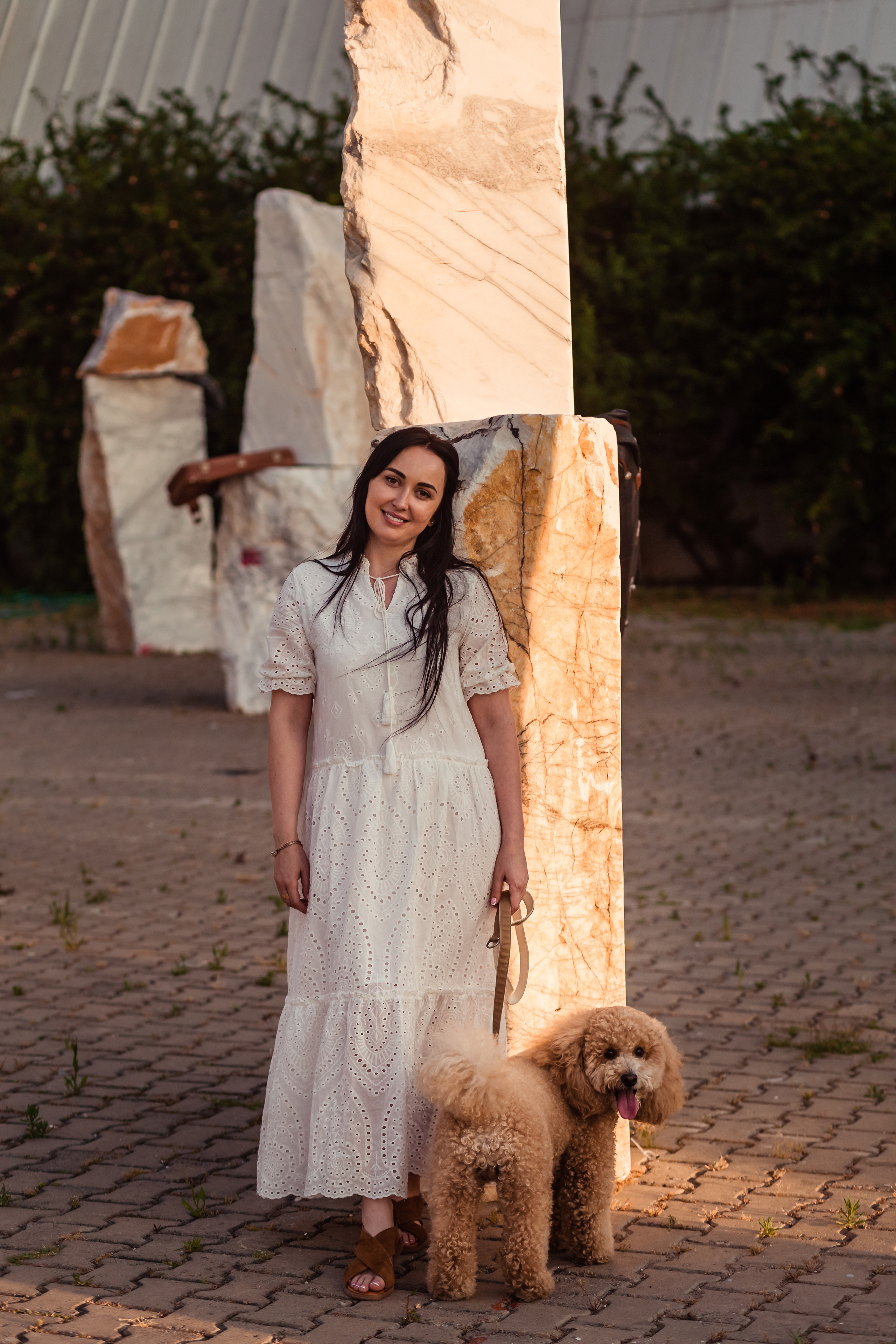 Personal photo session with a dog