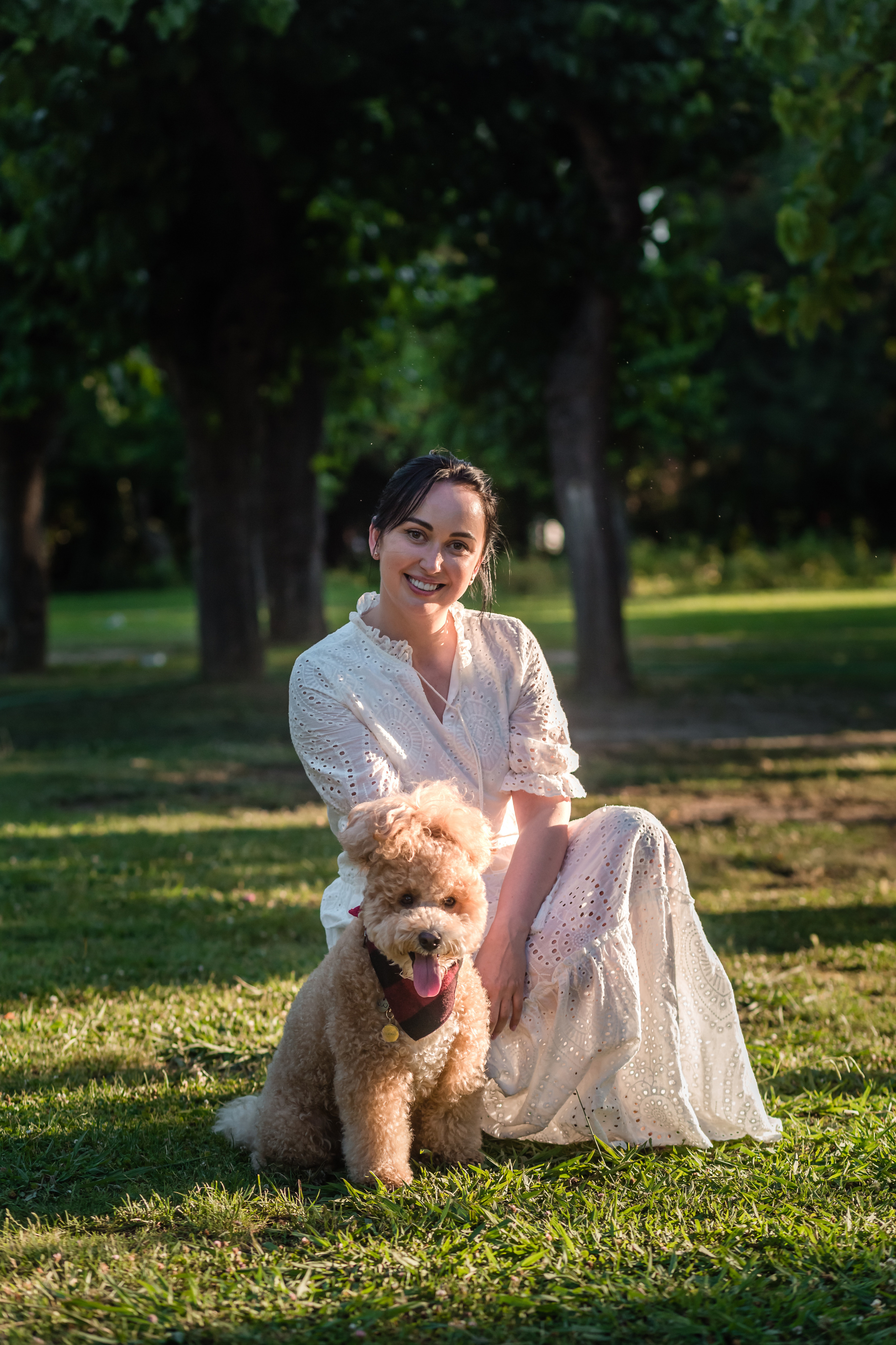 Personal photo session with a dog