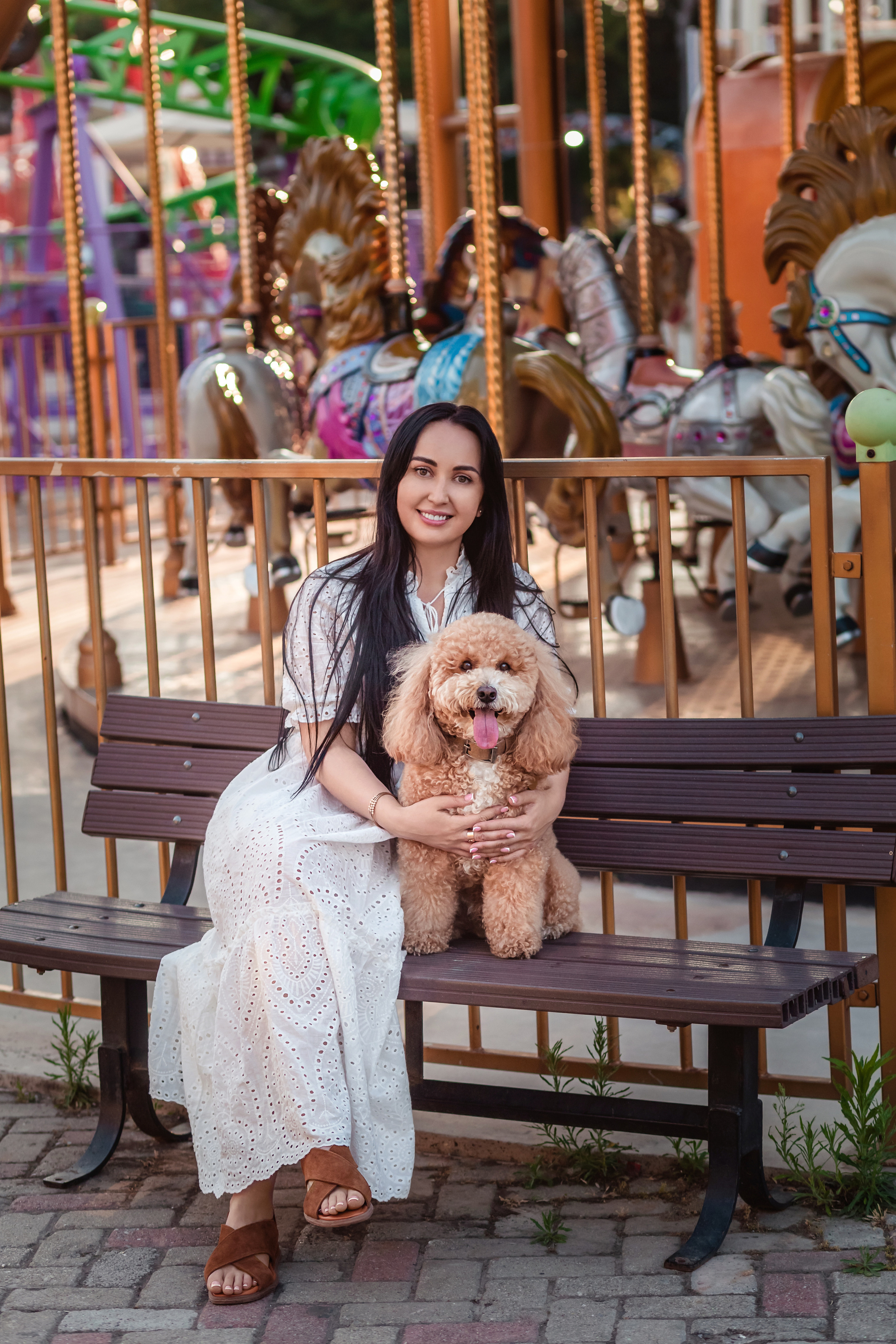 Personal photo session with a dog