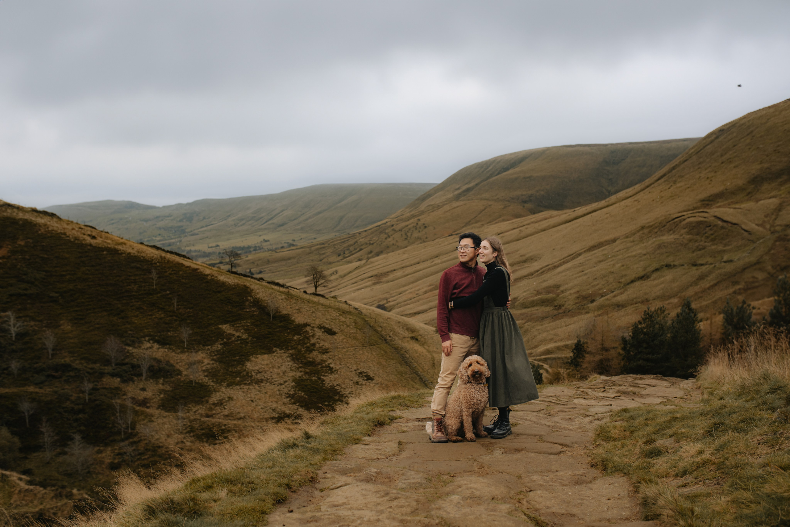 L & C in Peak District. Tania Gandrabur, photographer in West Midlands, England