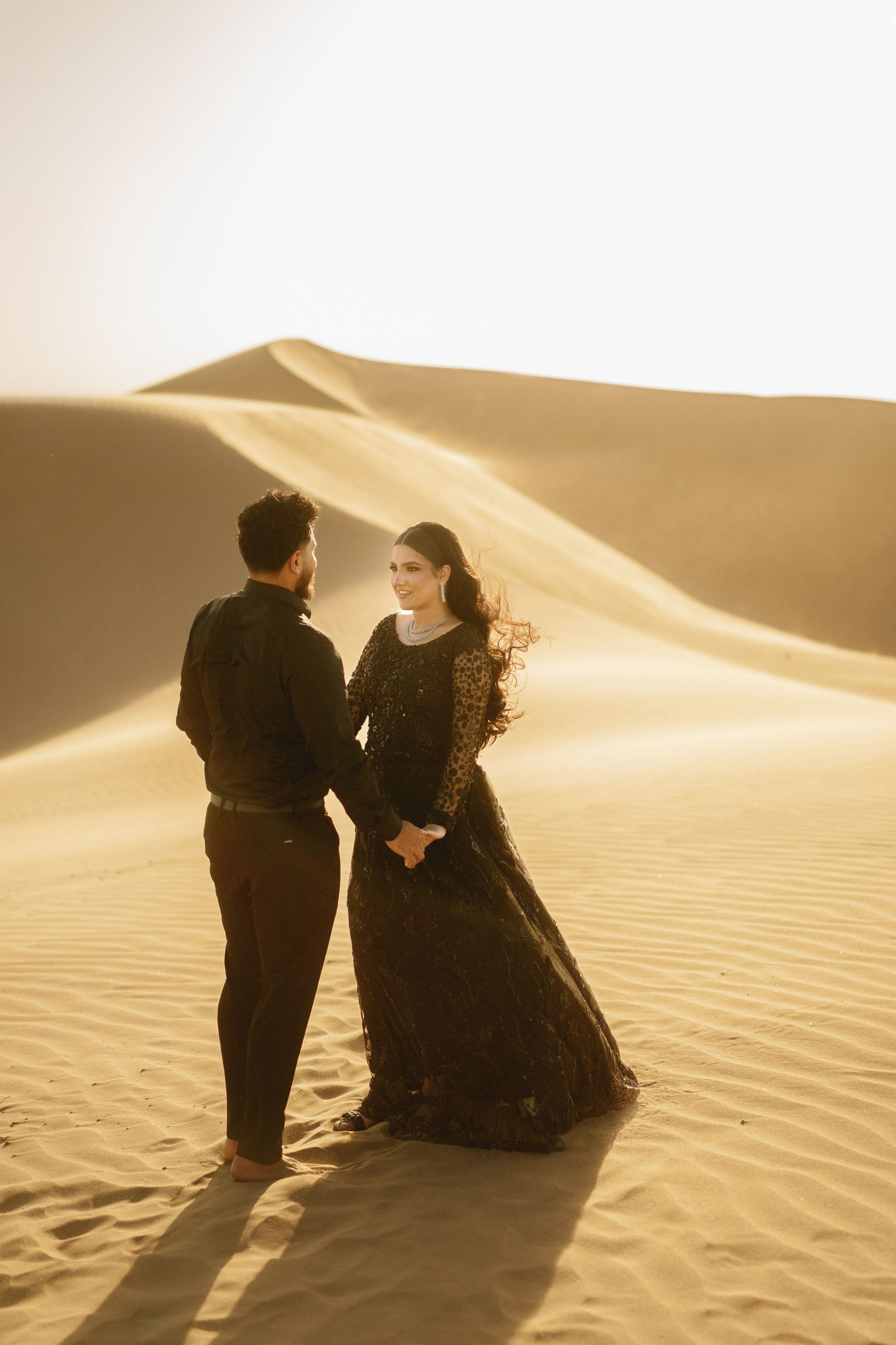 Elopement at Glamis Sand Dunes California. Wedding Photography & Videography Team in California, Los Angeles, San Francisco, San Diego and Travel