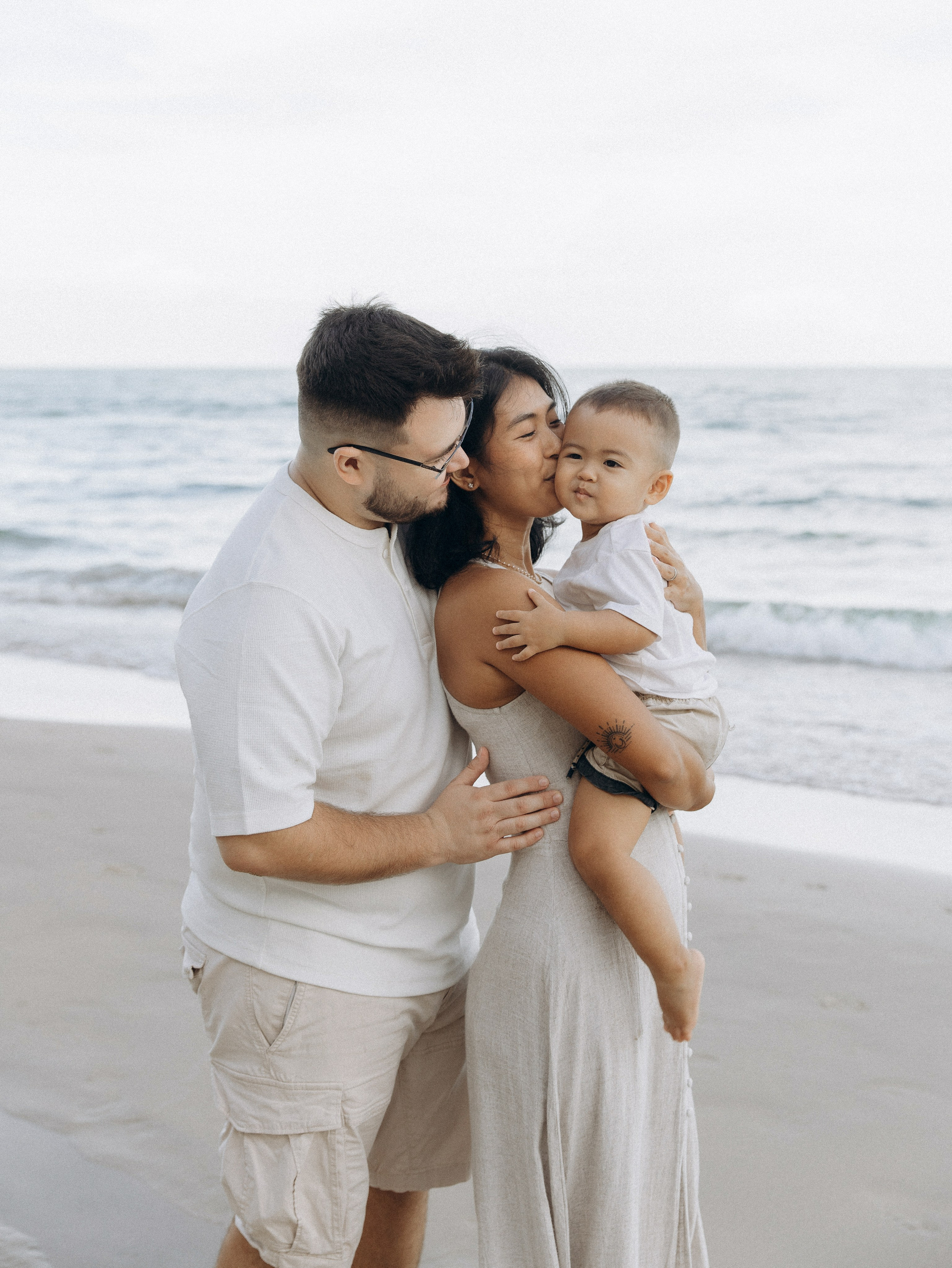 At the beach. Family and wedding photographer in Bangkok, Thailand