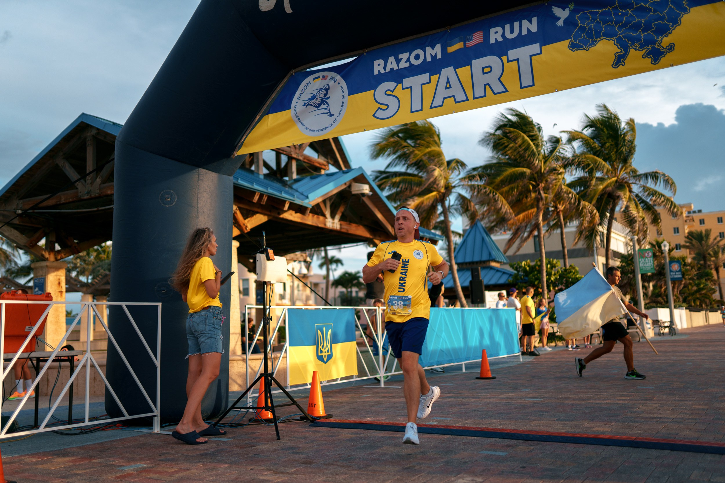 RAZOM RUN. ФОТОГРАФ ФЛОРИДА МАЙАМИ