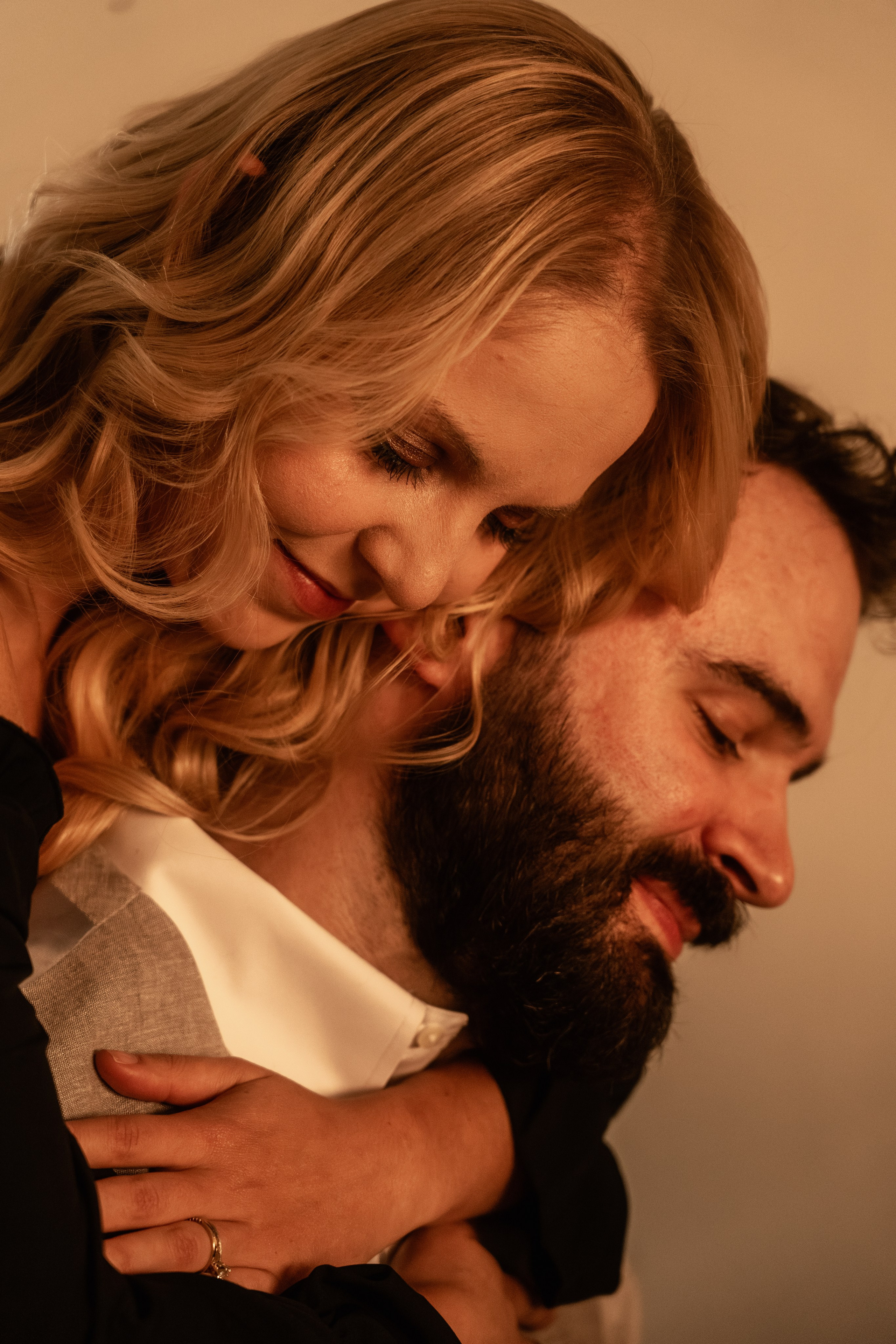 Connecticut Couple Photography — Intimate Home Session. Daria Deschain Cinematic Photography in Connecticut