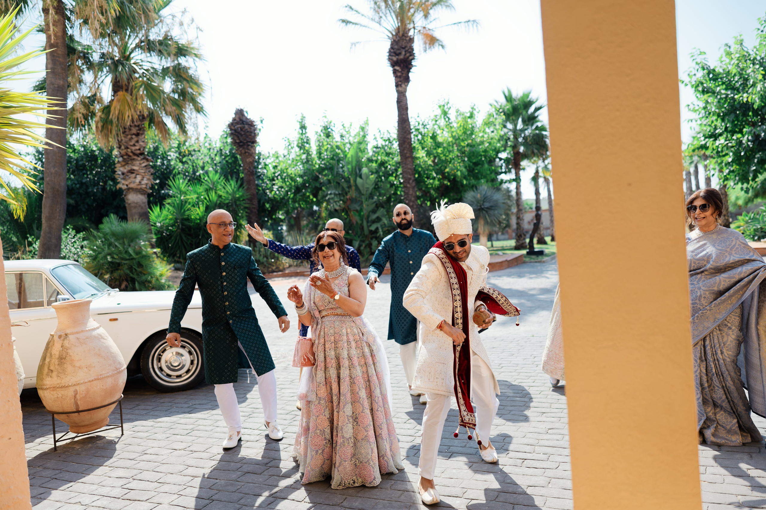 Indian wedding at Gran Villa Rosa, Barcelona